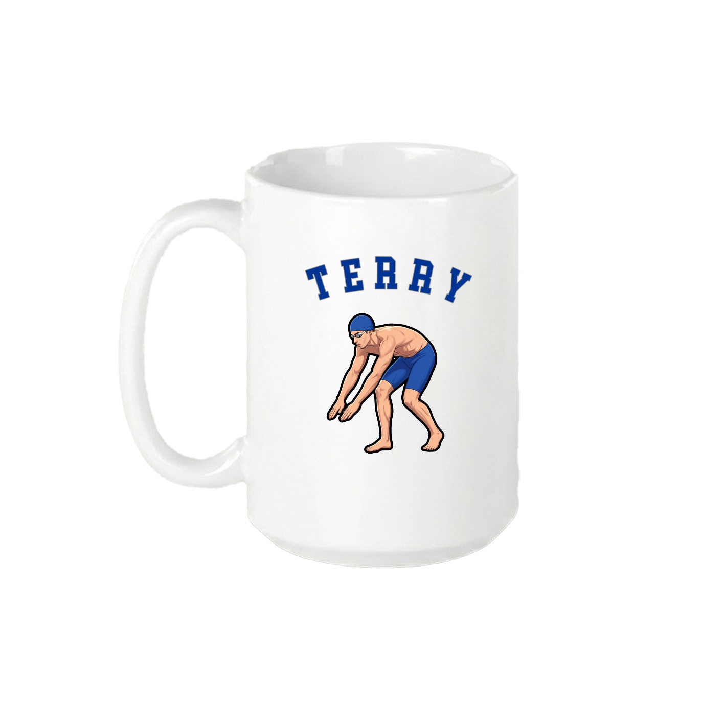 15oz Coffee Mug — Shirsey Arch in White