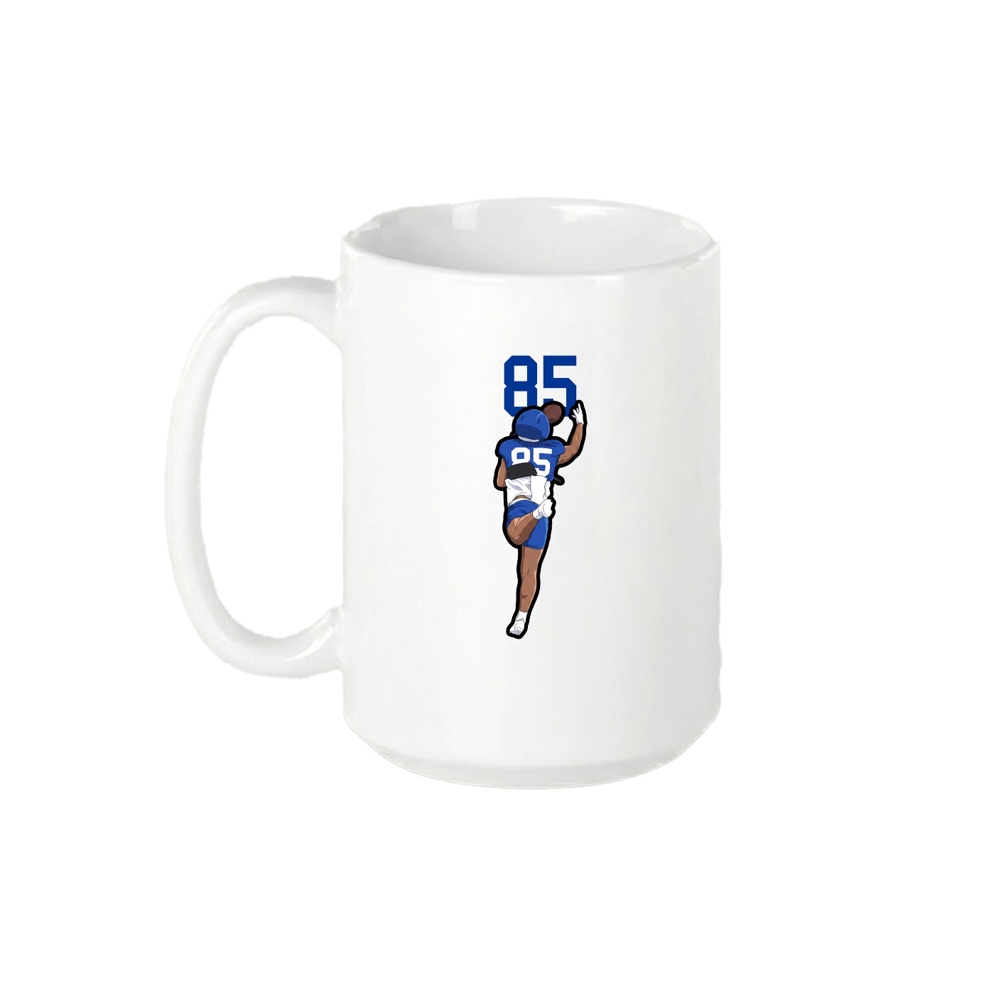 15oz Coffee Mug — Number Top in White