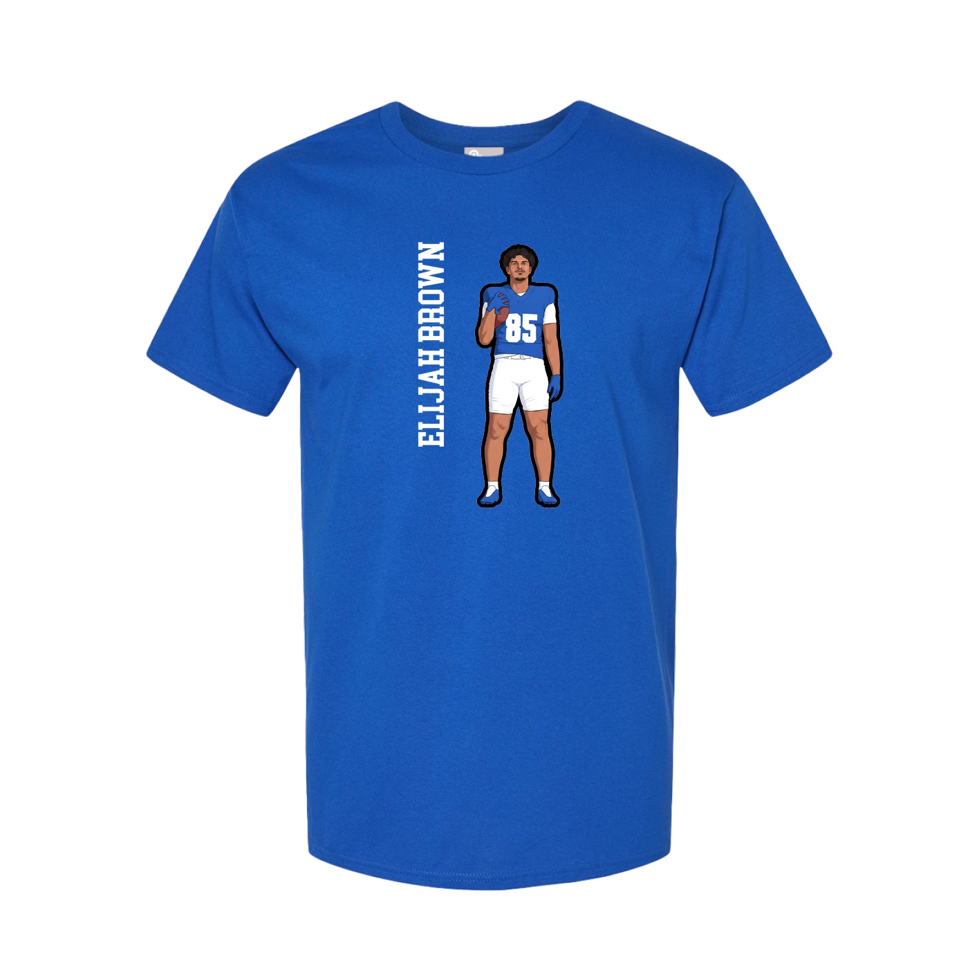 Tee — Name Vertical in Royal