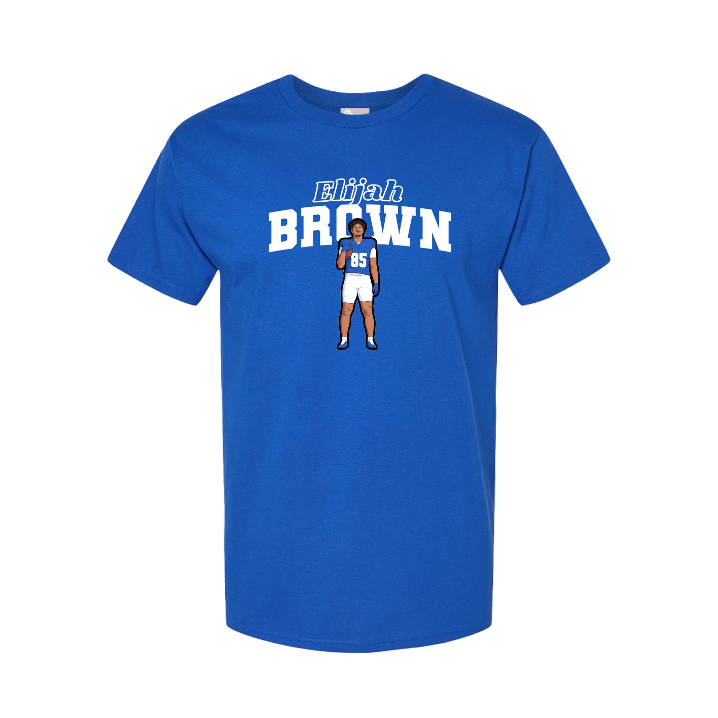 Youth Tee — Name Arch in Royal