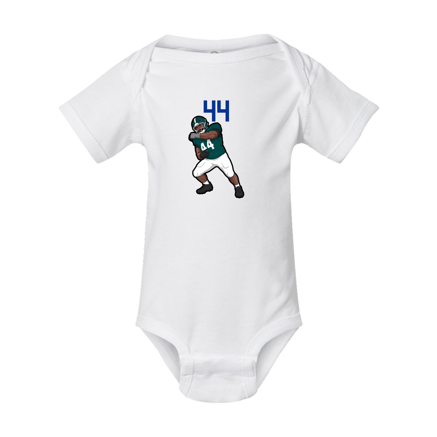 Baby Onesie — Number Top in White