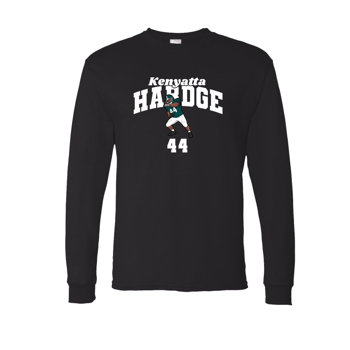 Long Sleeve Tee — Signature Arch in Black