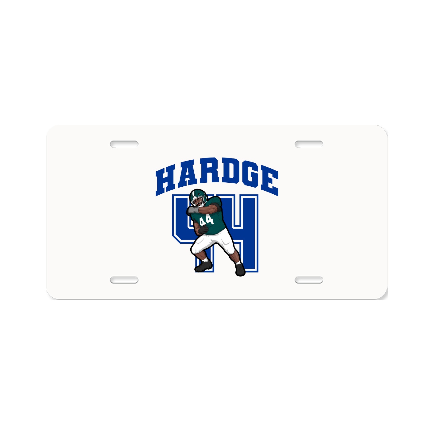 License Plate — Number in Classic