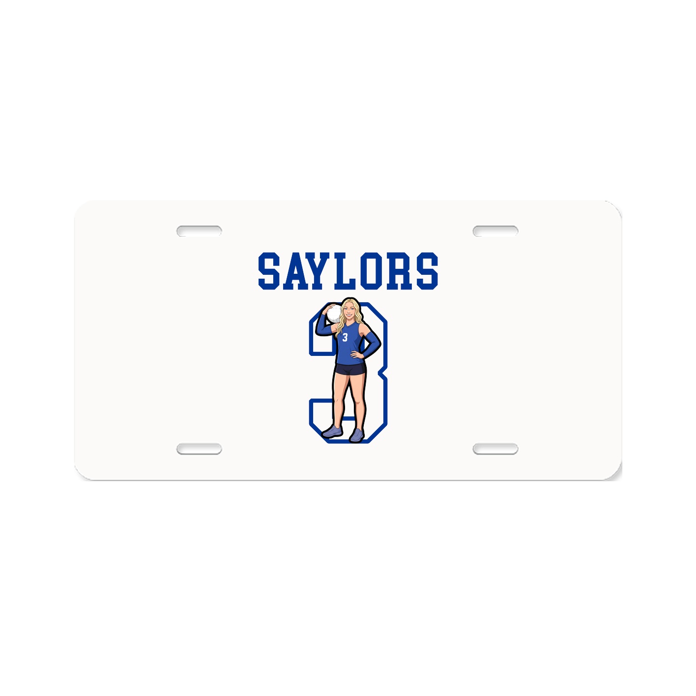 License Plate — Shirsey in Classic