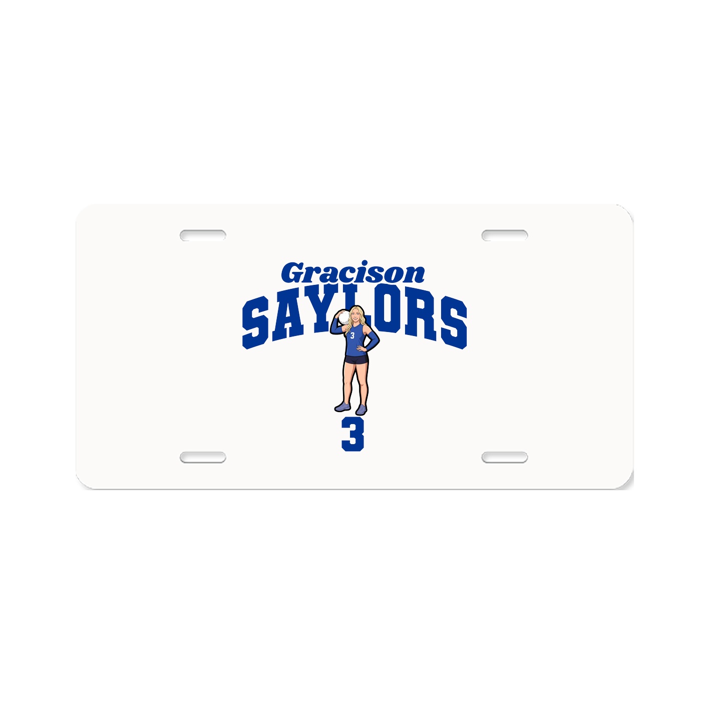 License Plate — Signature Arch in Classic