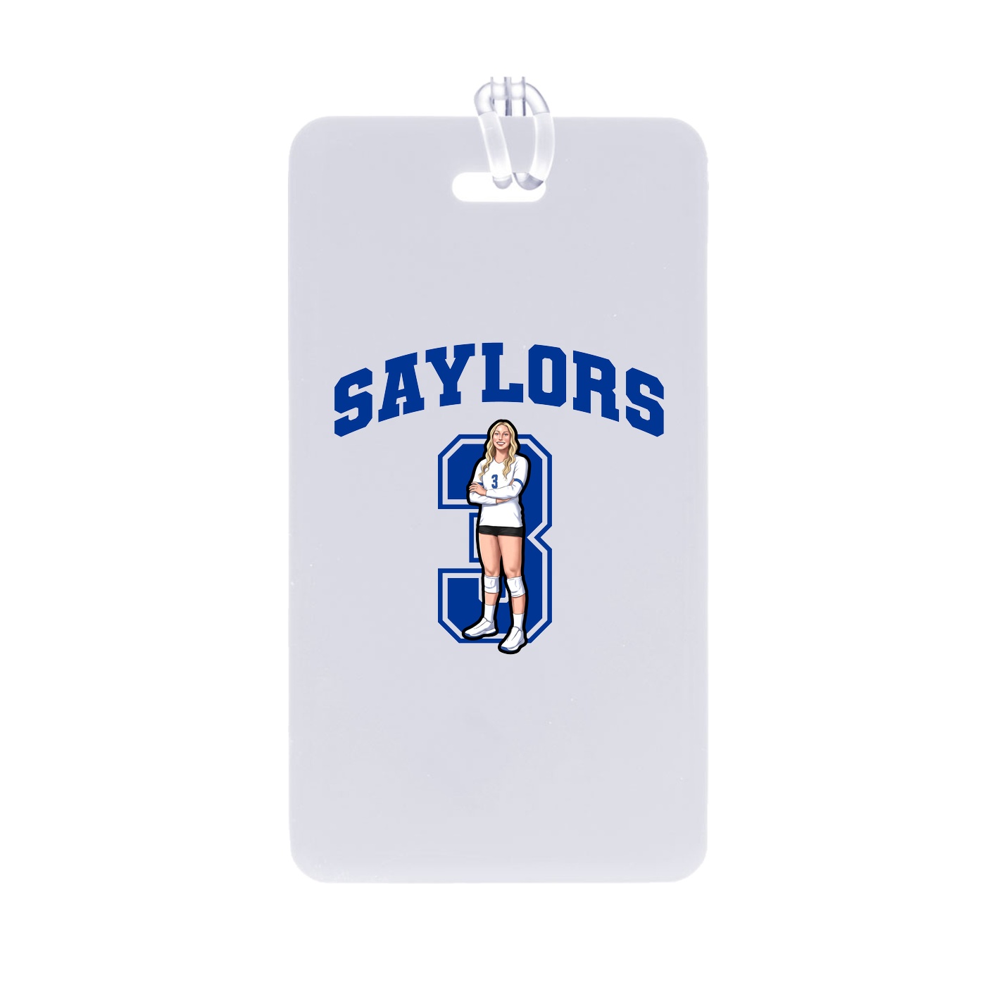 Bag Tag — Number in Classic