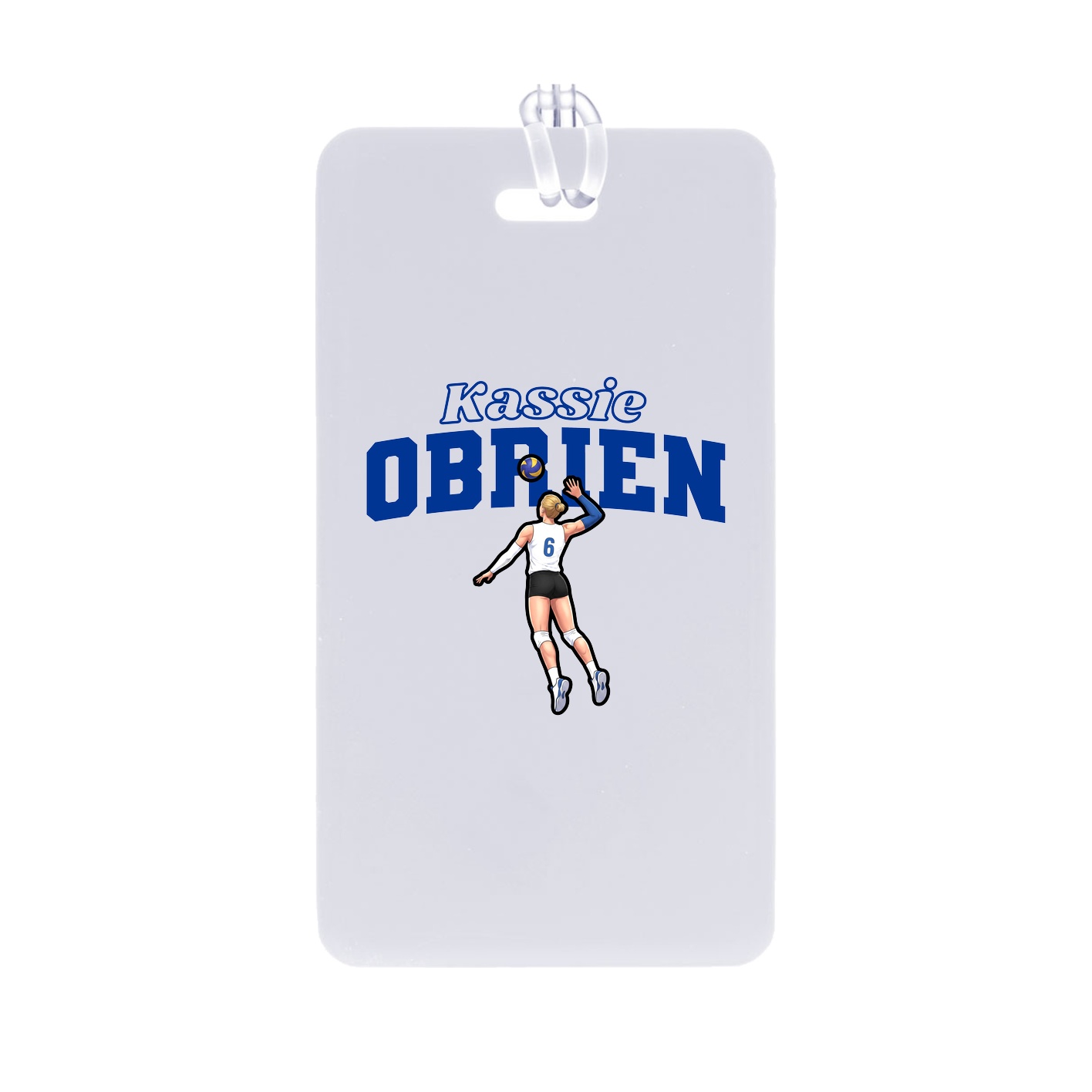 Bag Tag — Name Arch in Classic