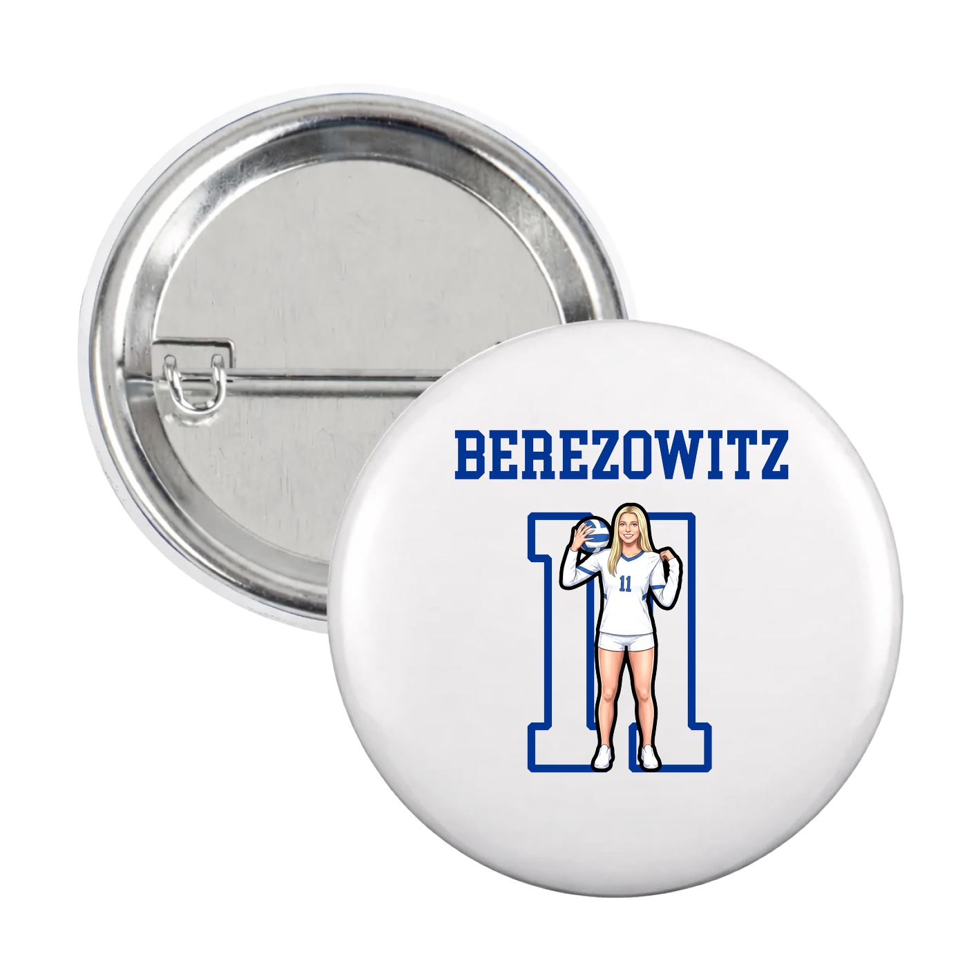 Game Day Button — Shirsey in White