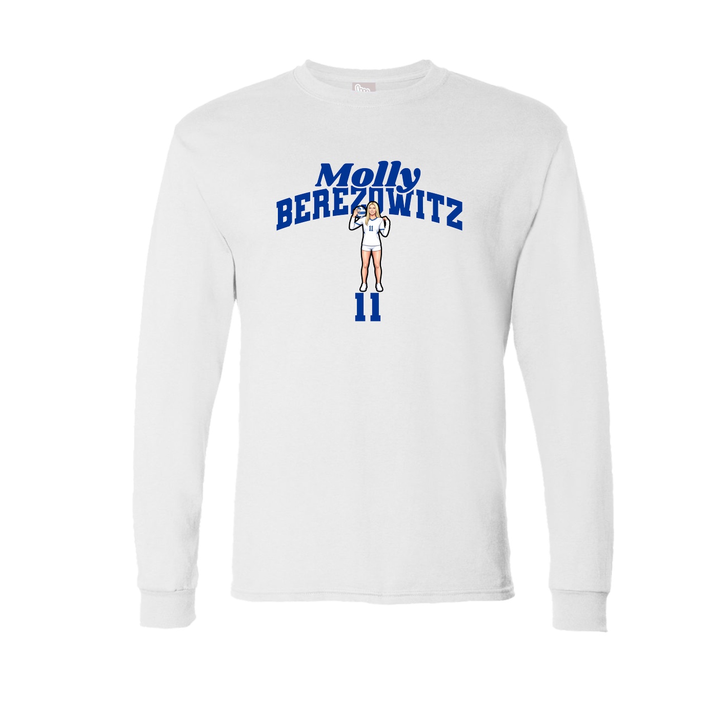 Long Sleeve Tee — Signature Arch in White