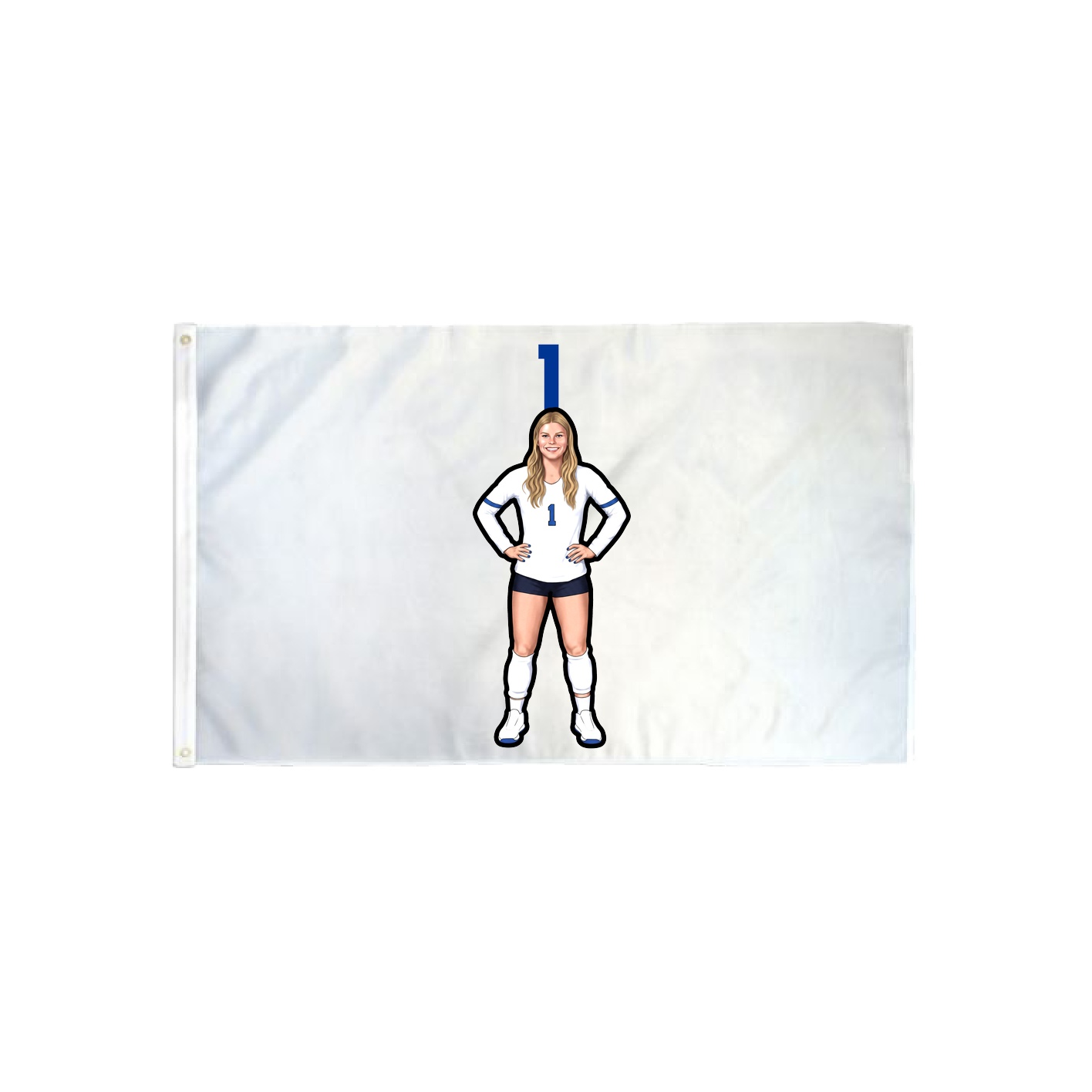 3x5 Flag — Number Top in Classic