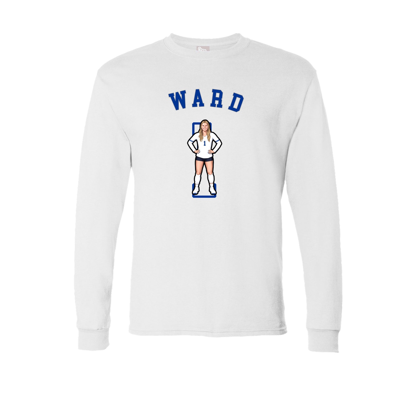 Long Sleeve Tee — Shirsey Arch in White