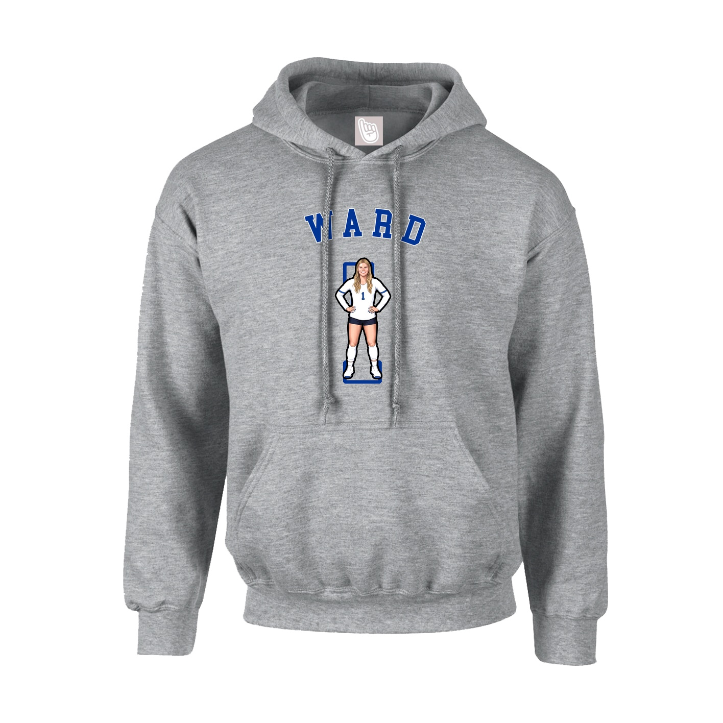 Youth Hoodie — Shirsey Arch in Grey