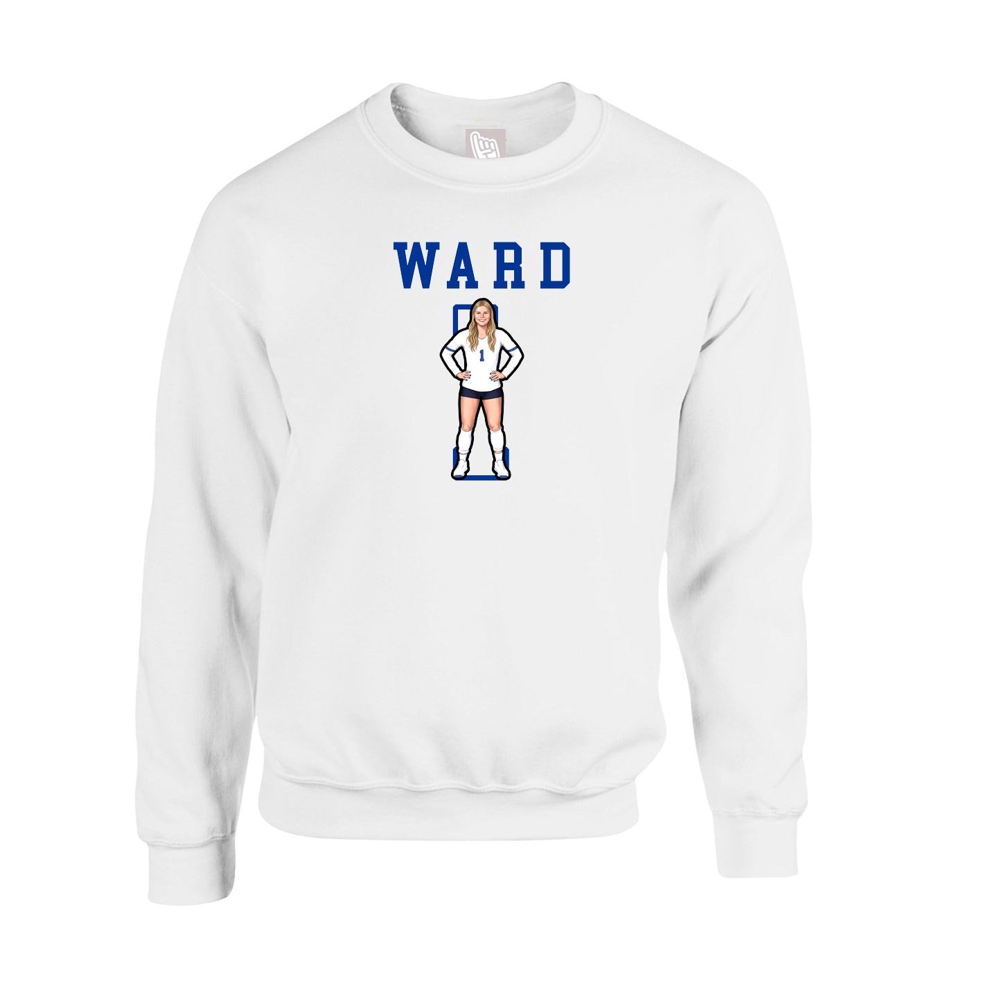 Fleece Crew — Shirsey in White