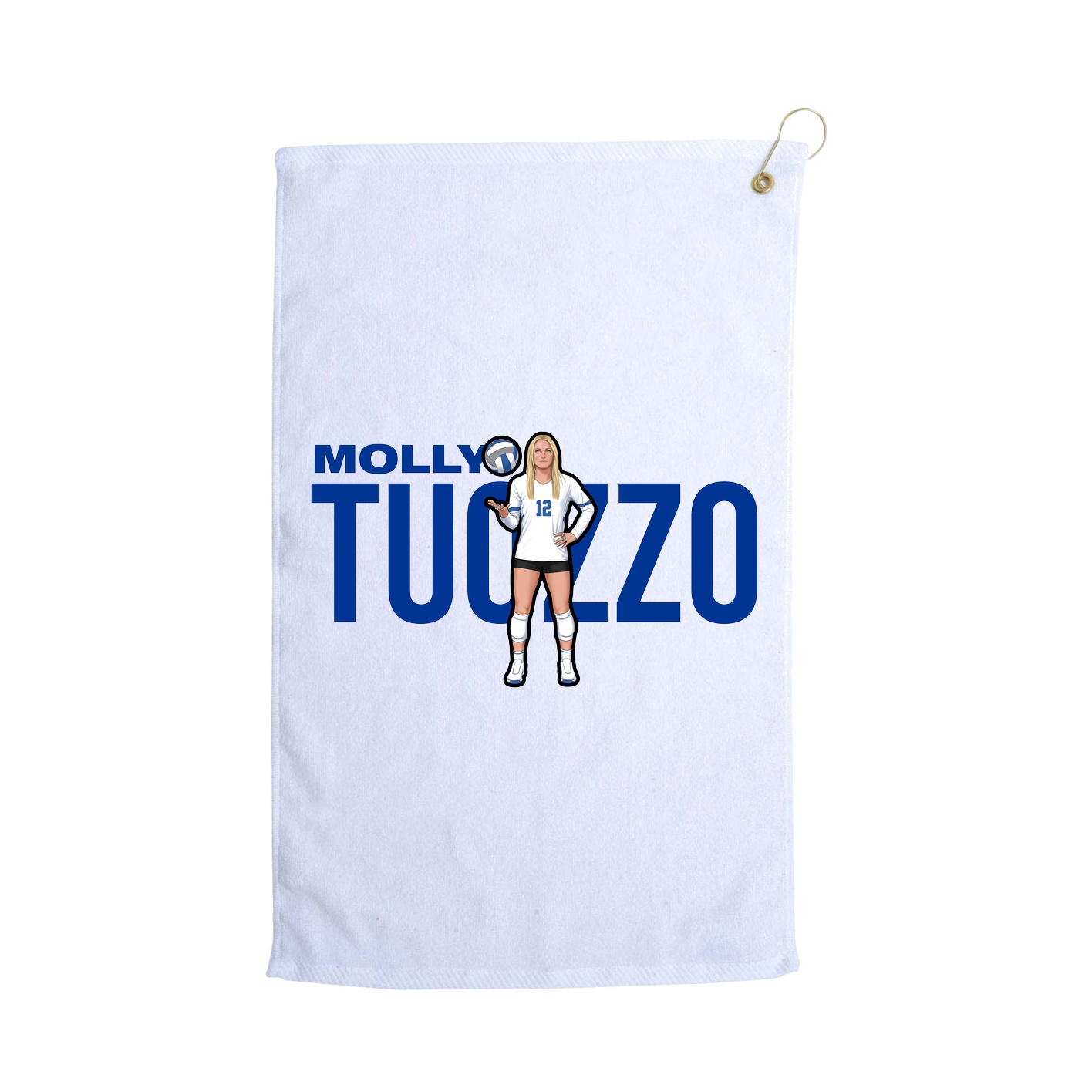 Golf Towel — Player Name in White