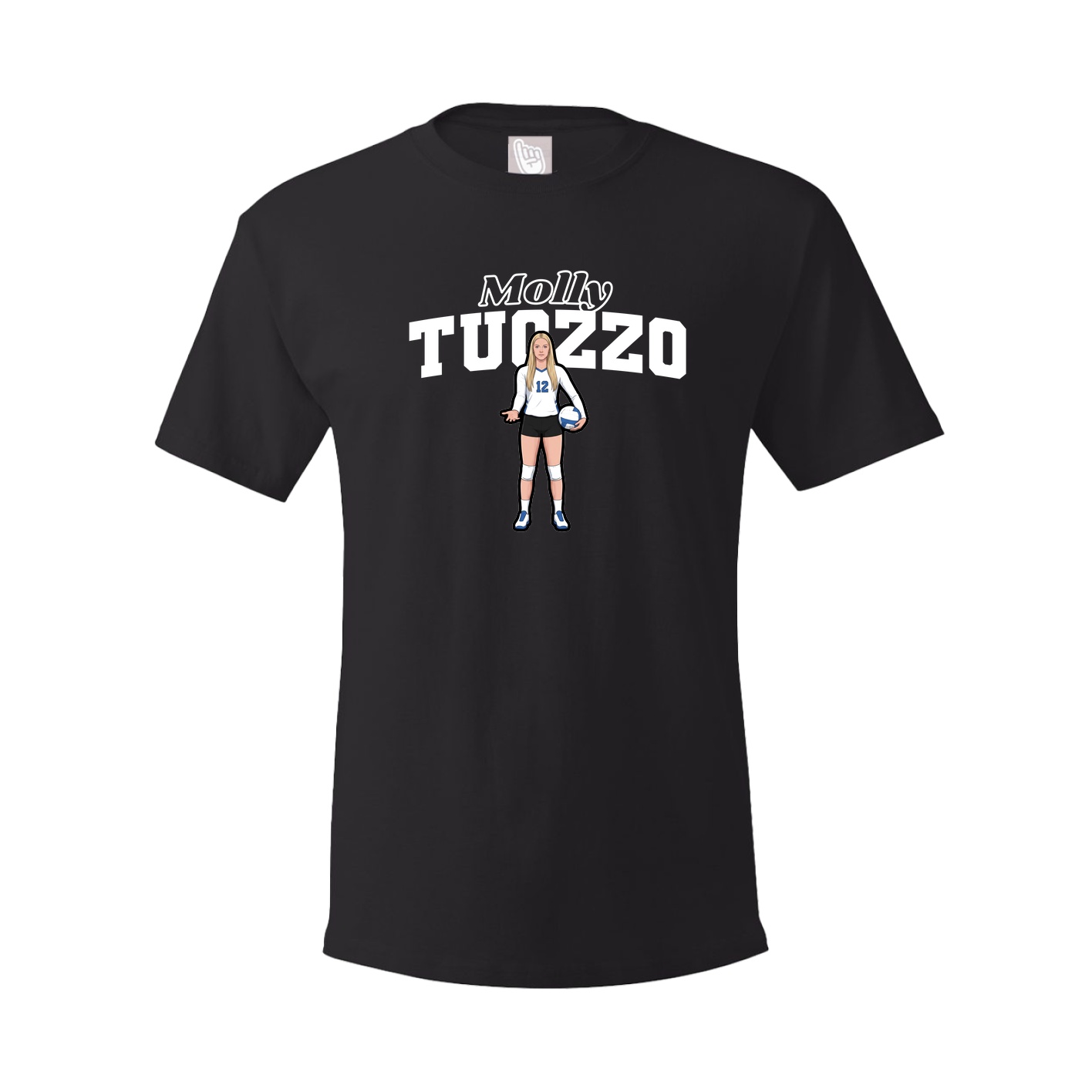 Youth Tee — Name Arch in Black