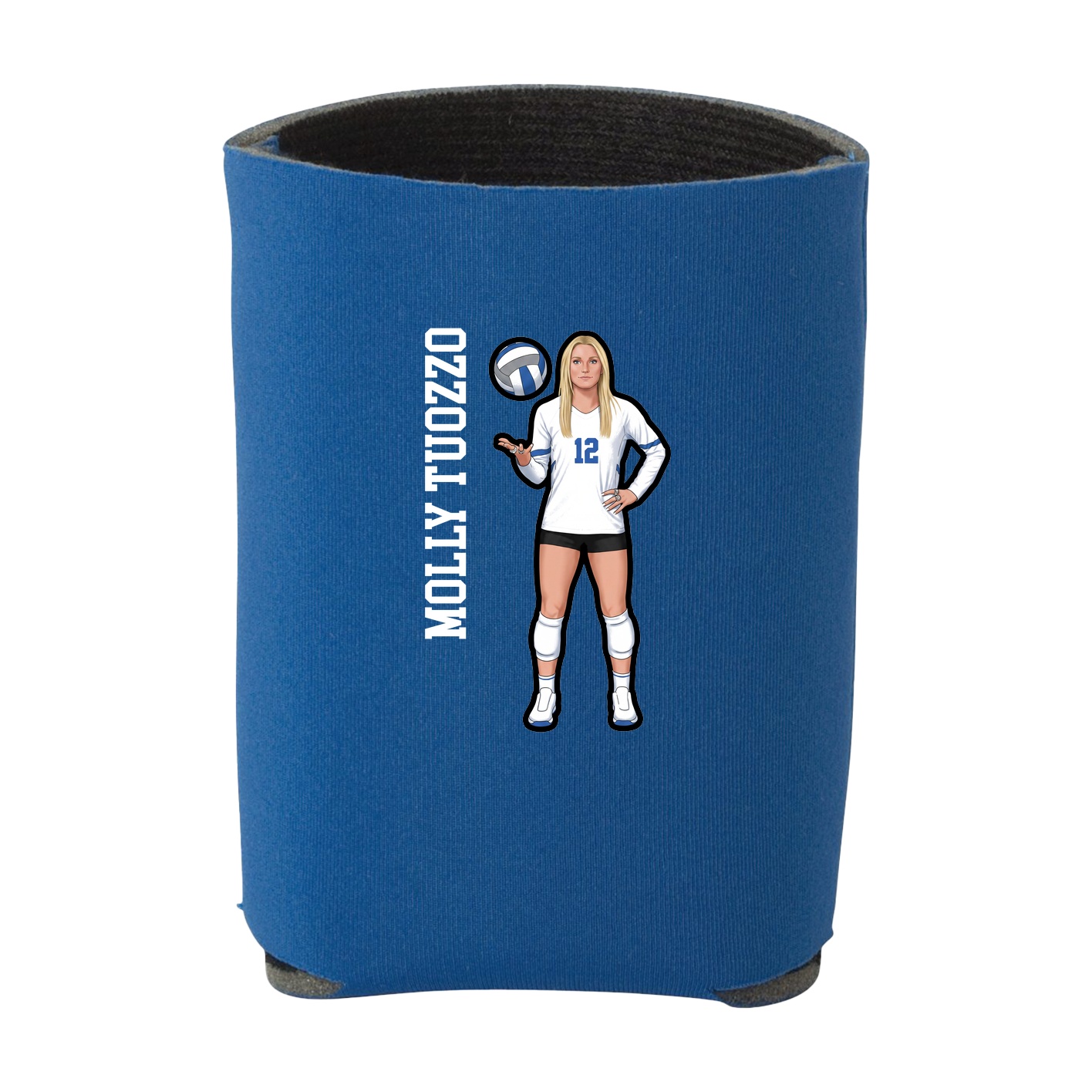 Can Holder — Name Vertical in Royal