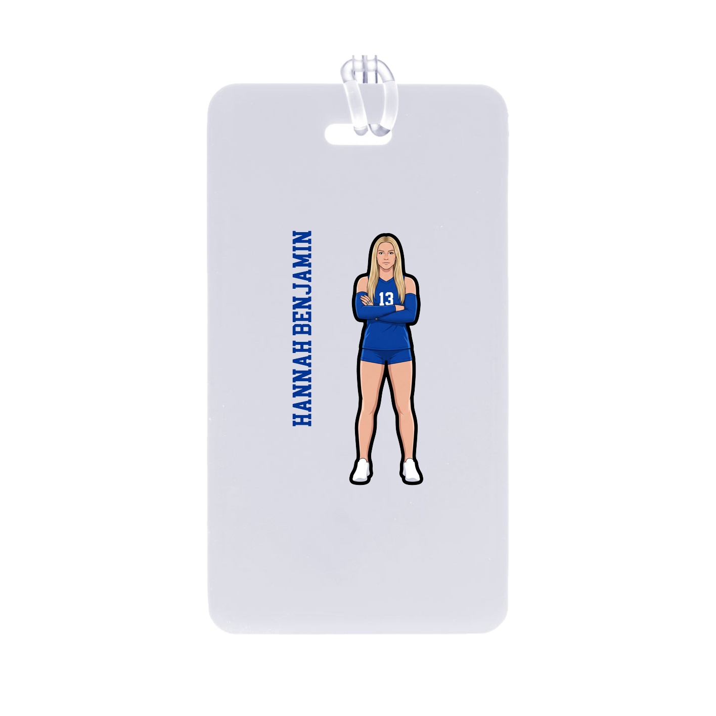 Bag Tag — Name Vertical in Classic