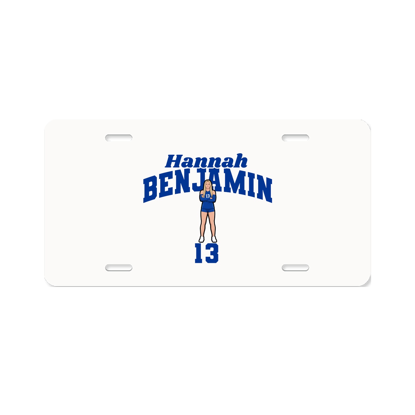 License Plate — Signature Arch in Classic