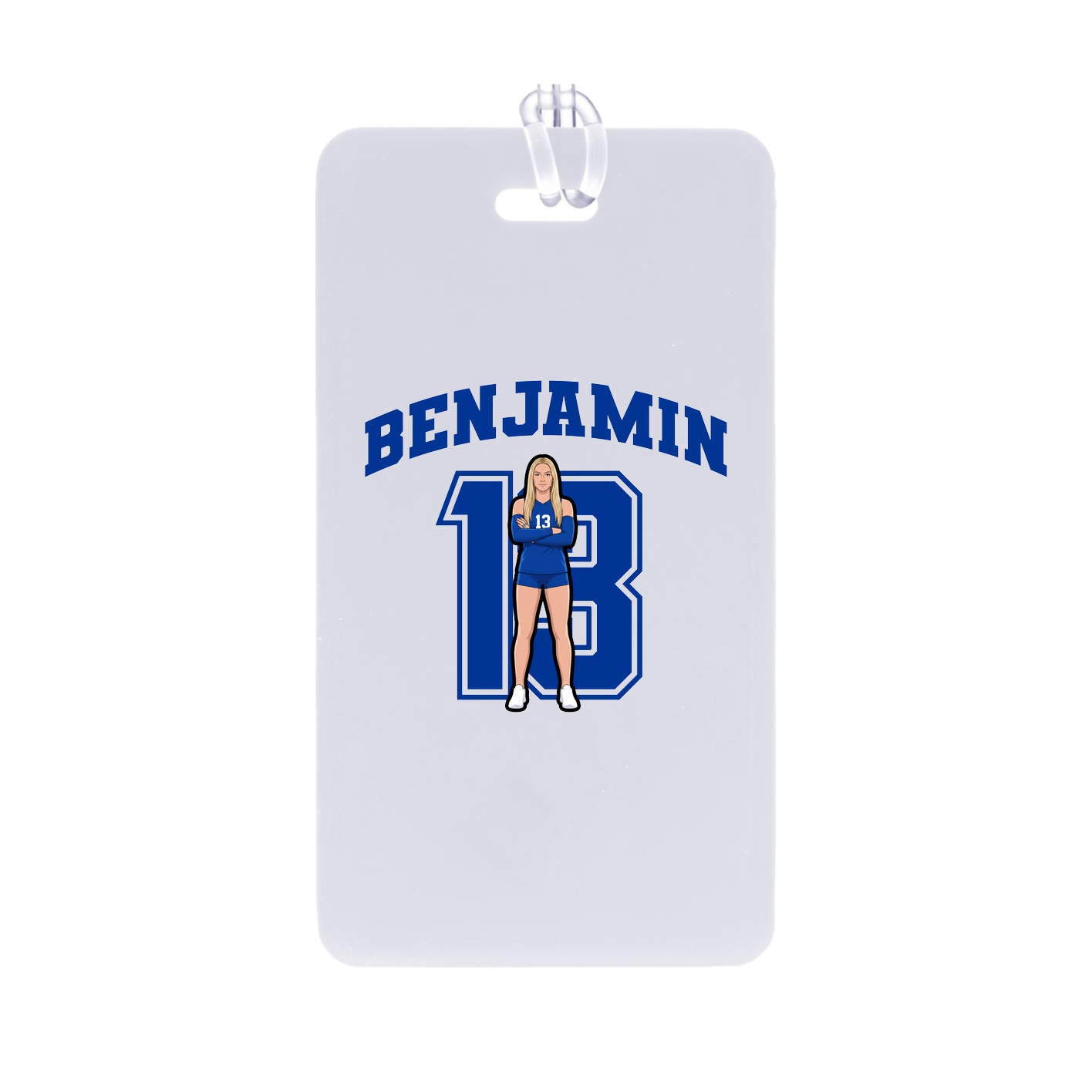 Bag Tag — Number in Classic