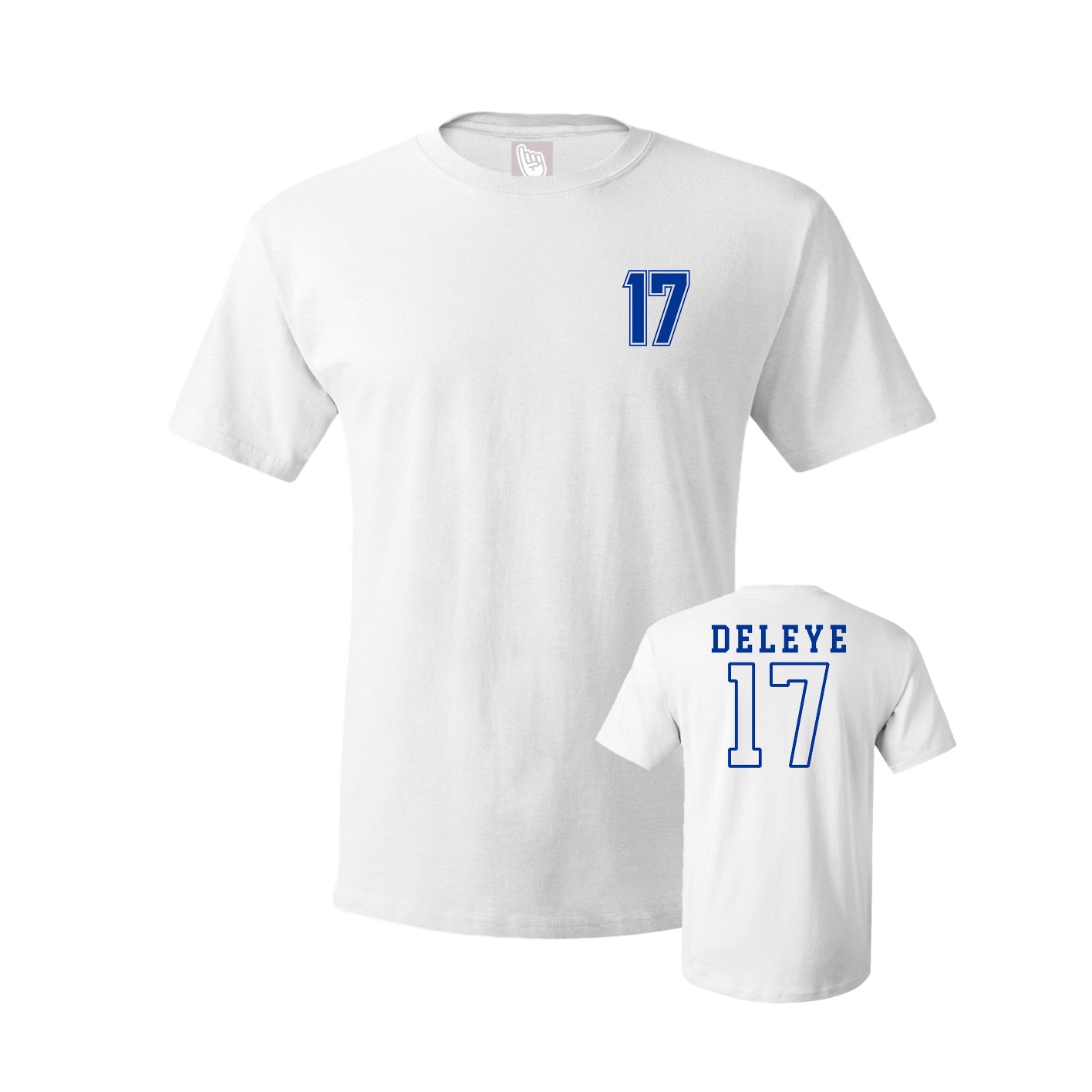 Youth Tee — Chest Back in White