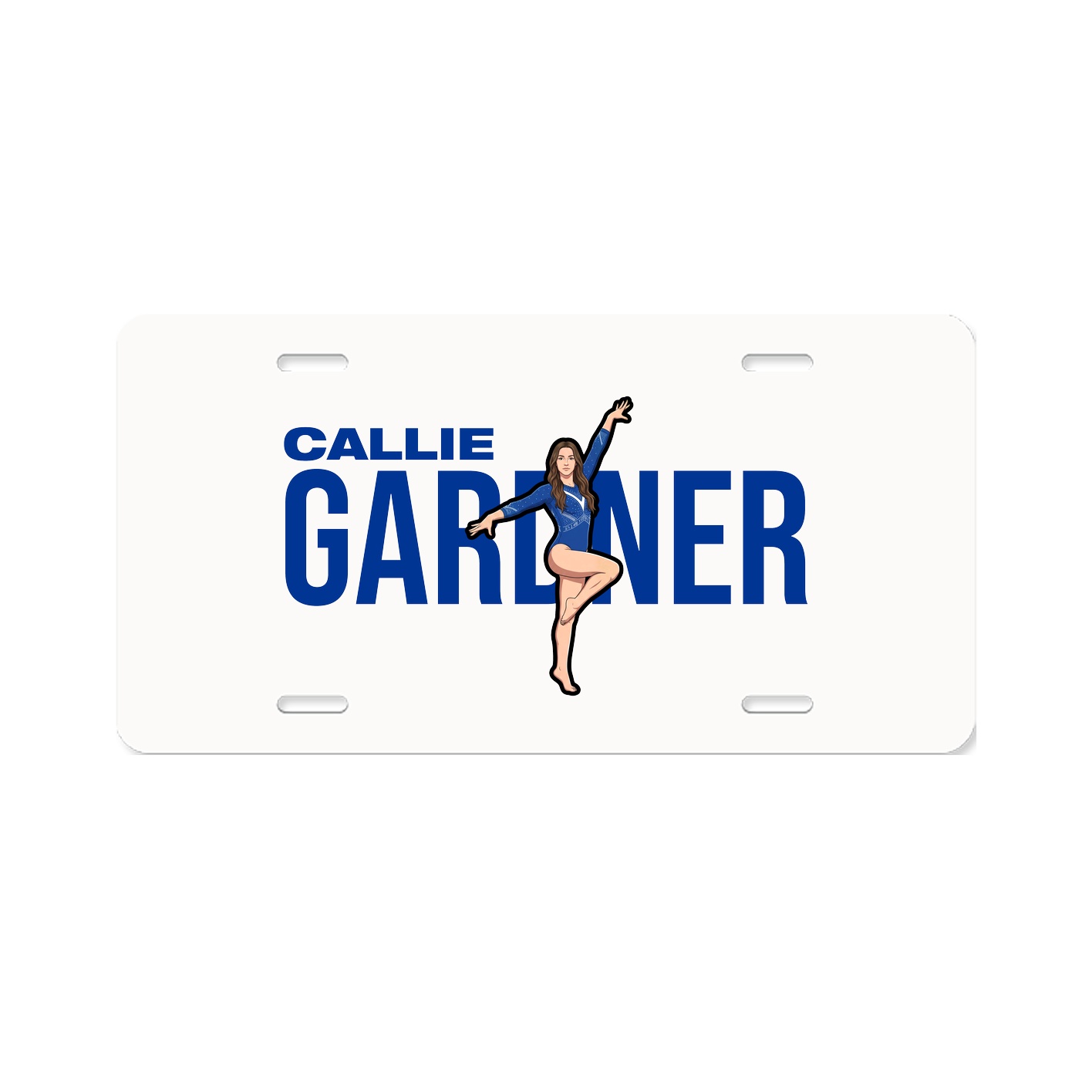 License Plate — Player Name in Classic
