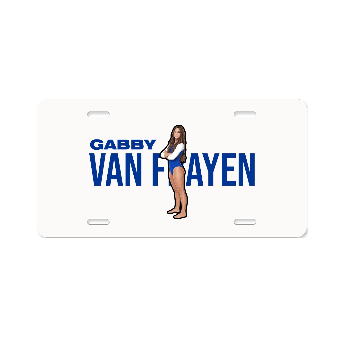 License Plate — Player Name in Classic