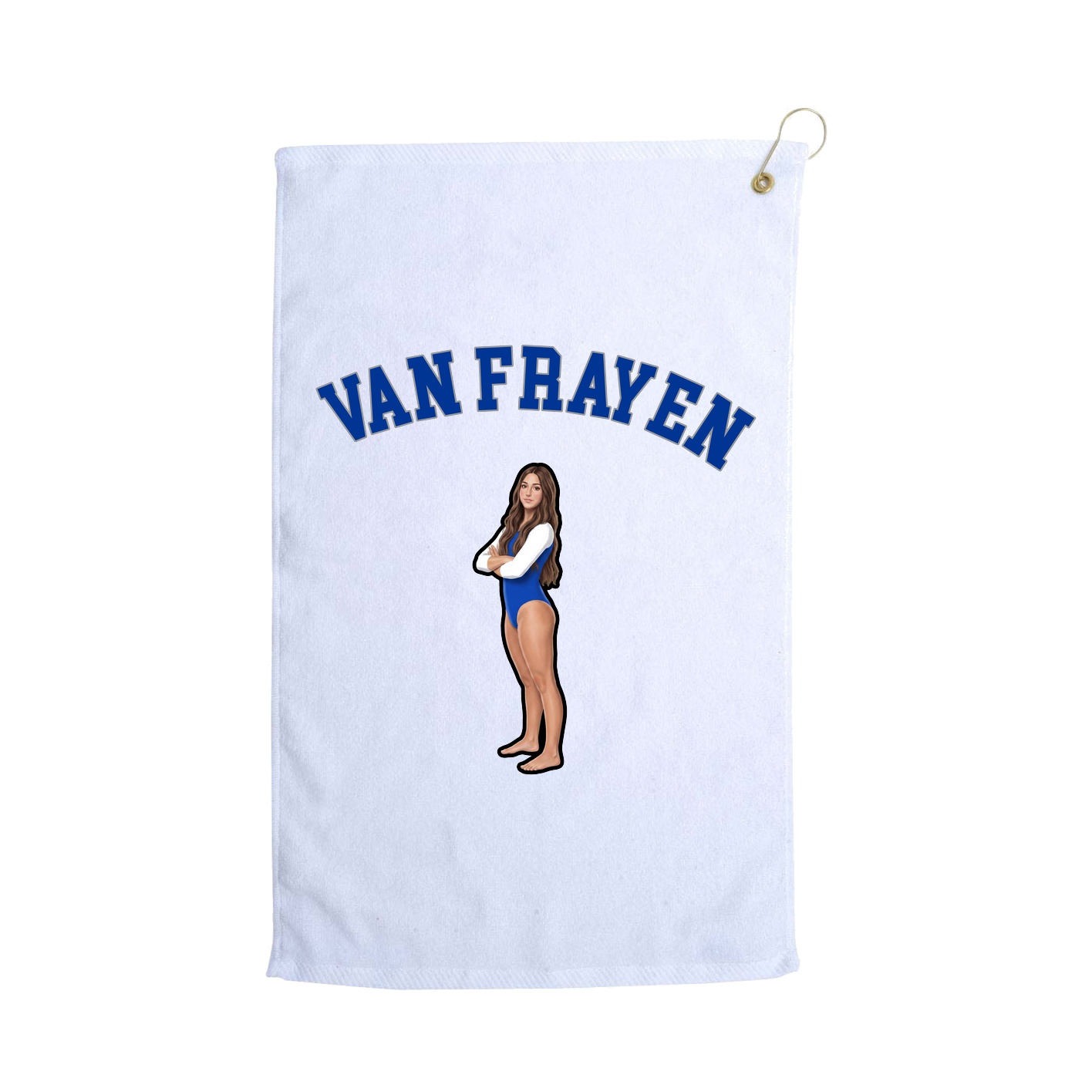 Golf Towel — Shirsey Arch in White
