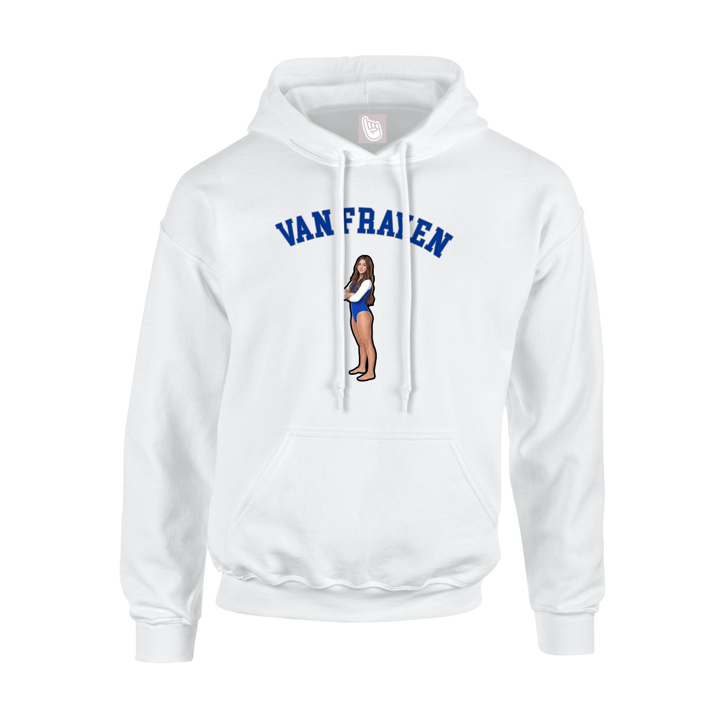 Hoodie — Shirsey Arch in White