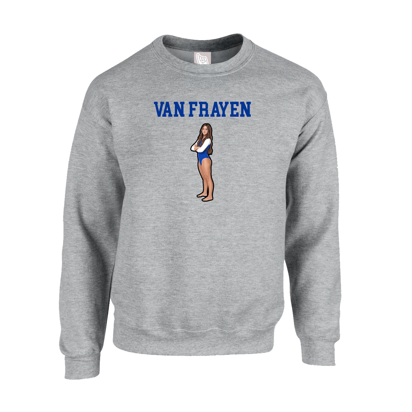 Fleece Crew — Shirsey in Grey
