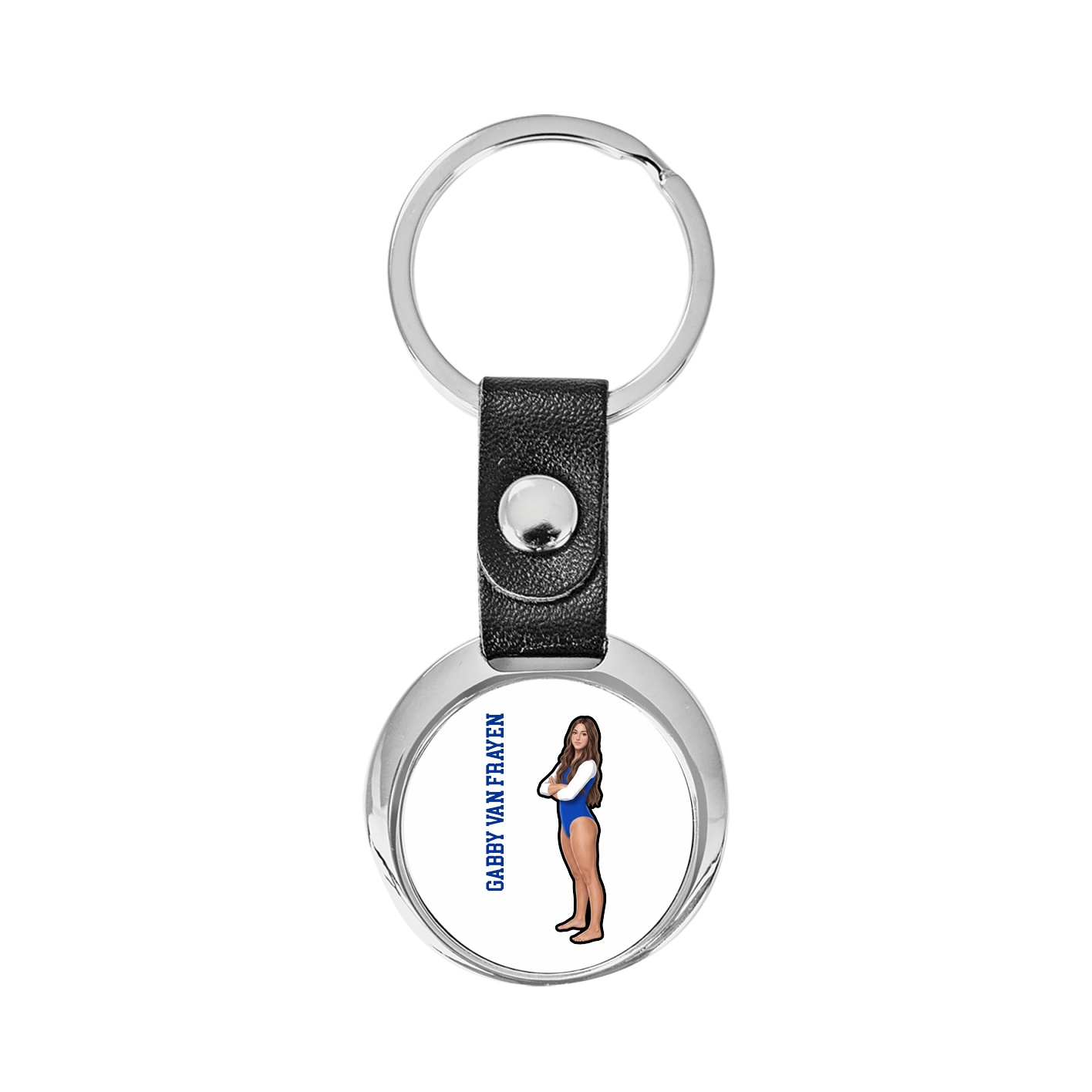 Key Chain — Name Vertical in Classic