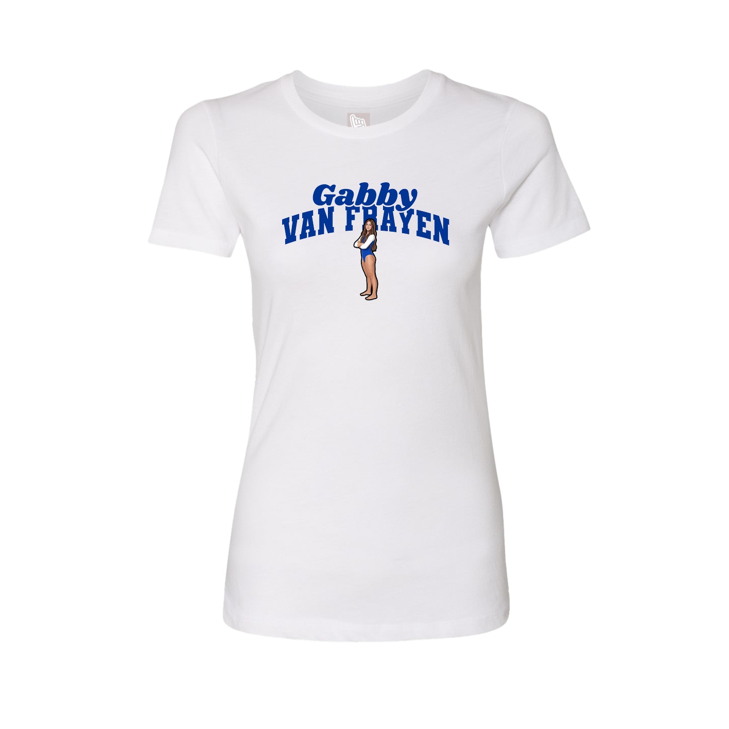 Womens Tee — Signature Arch in White