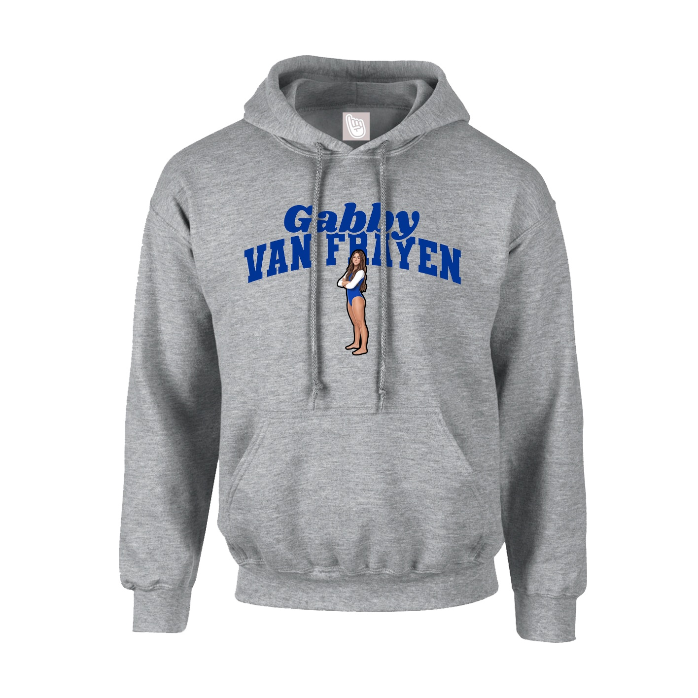 Hoodie — Signature Arch in Grey
