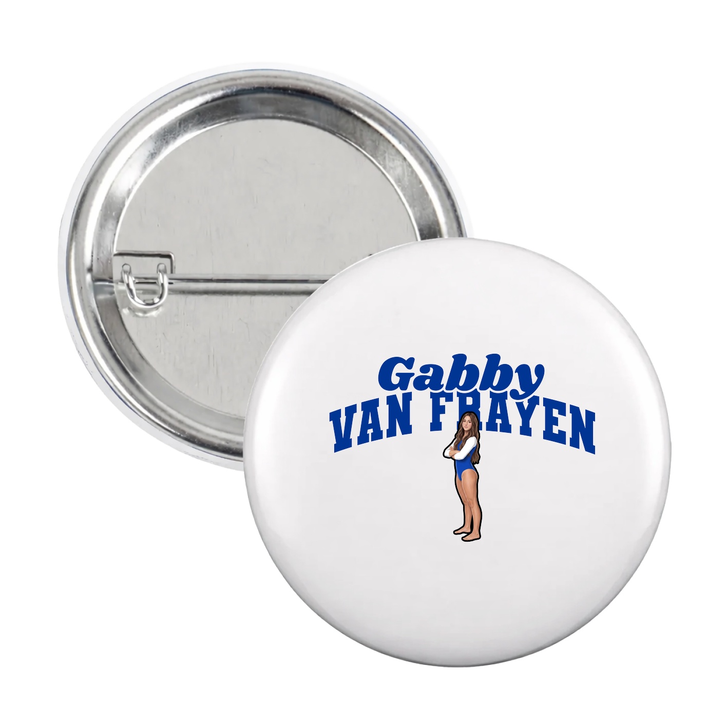 Game Day Button — Signature Arch in White