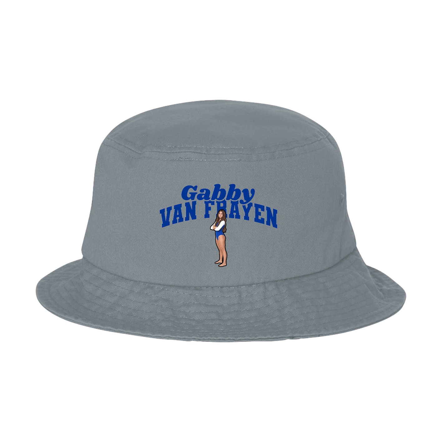 Bucket Cap — Signature Arch in Grey