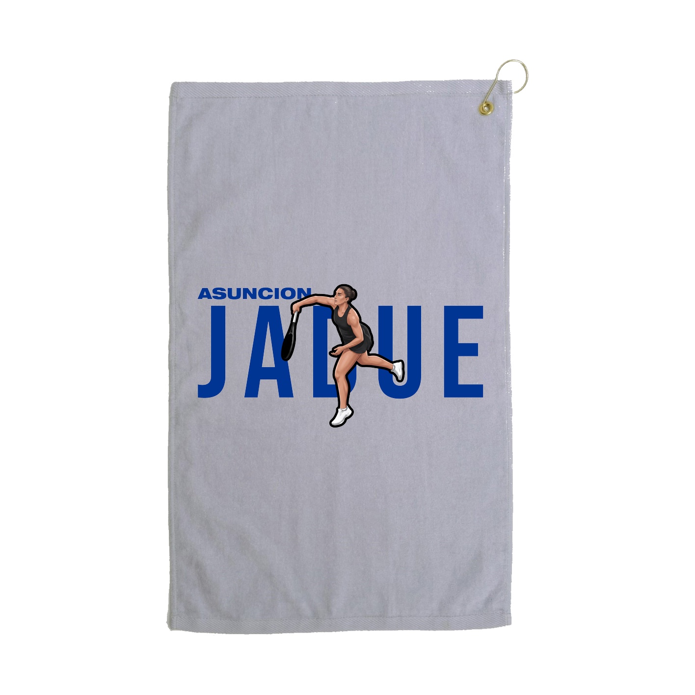 Golf Towel — Player Name in Grey