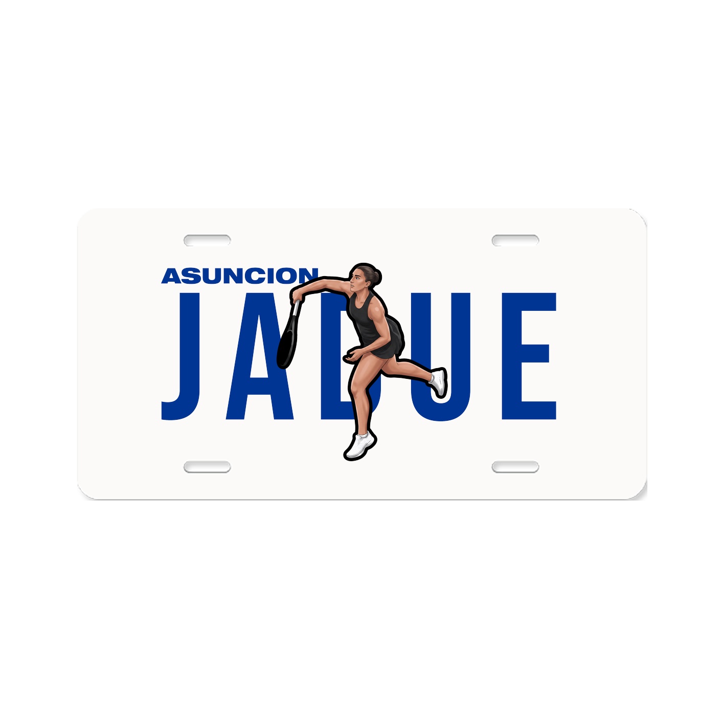 License Plate — Player Name in Classic