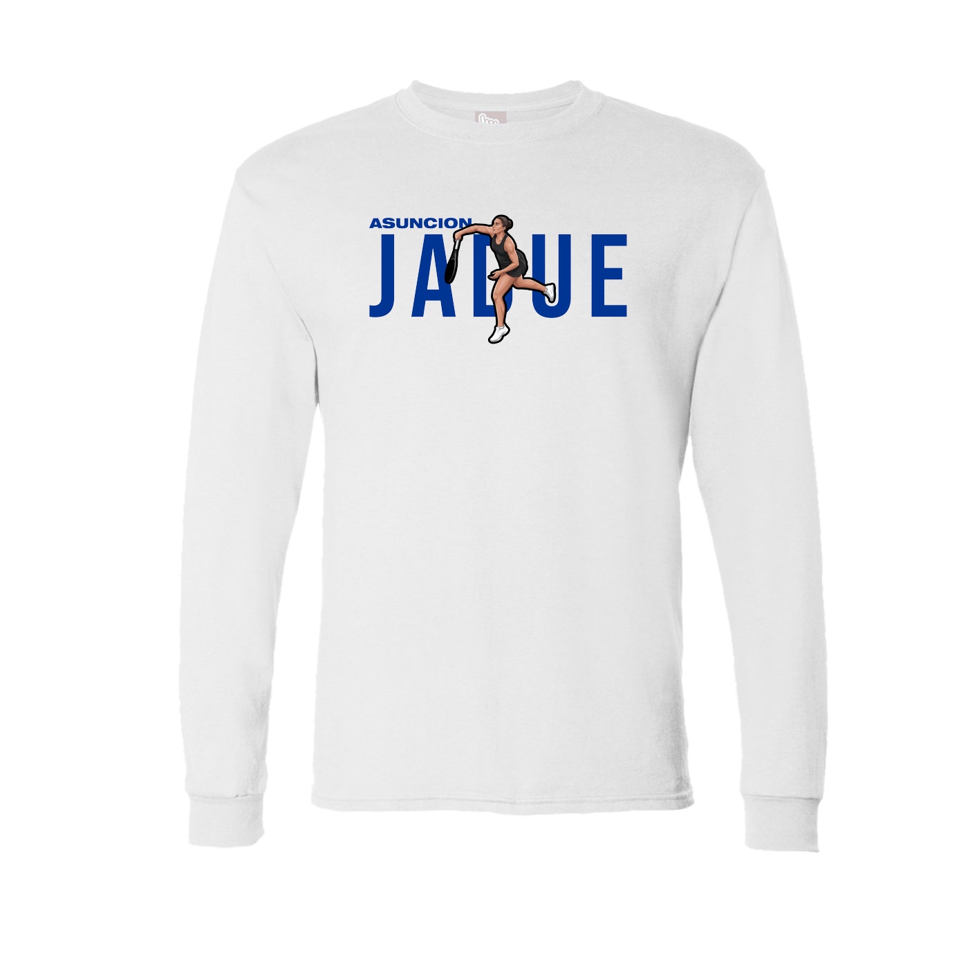Long Sleeve Tee — Player Name in White