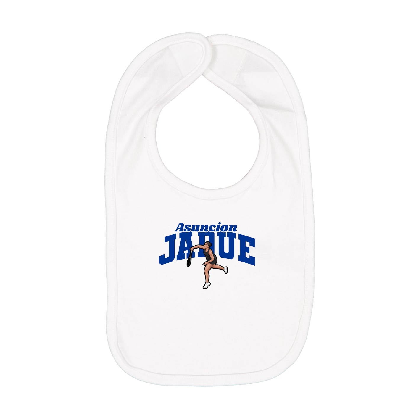 Infant Bib — Signature Arch in White