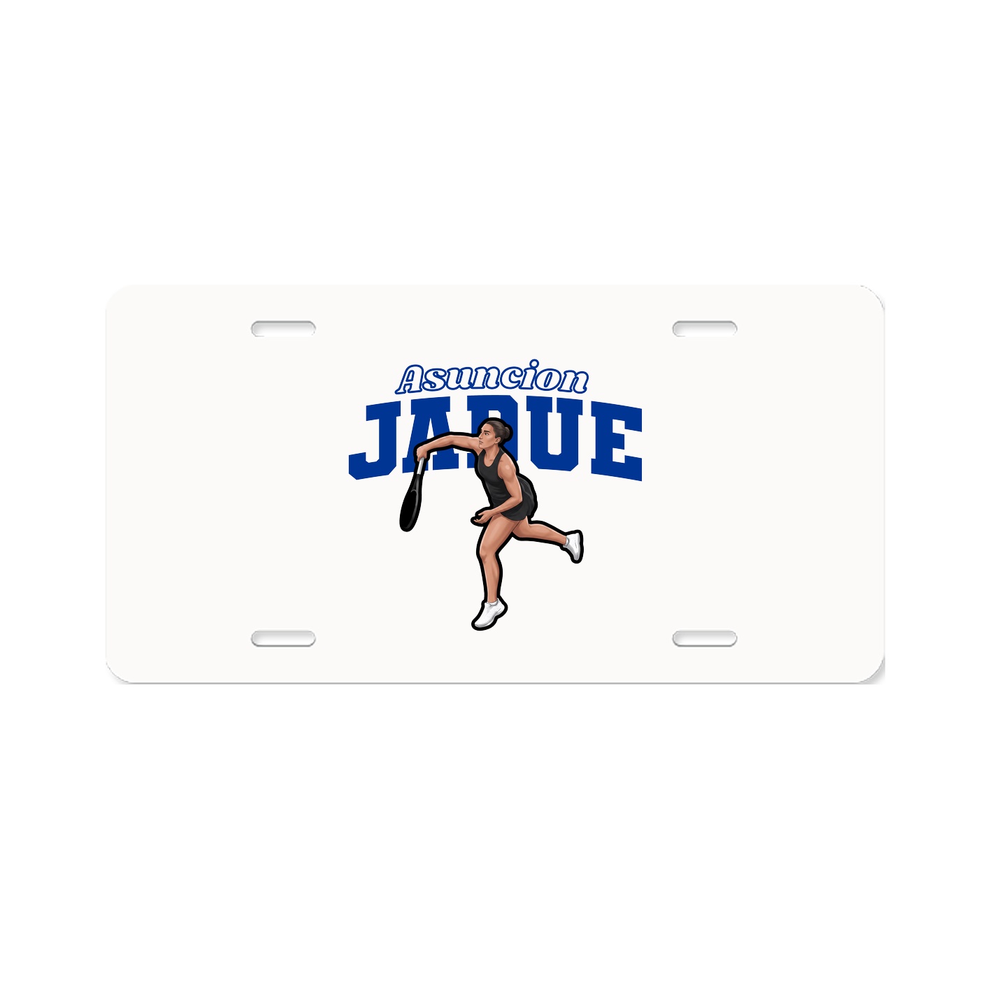 License Plate — Name Arch in Classic