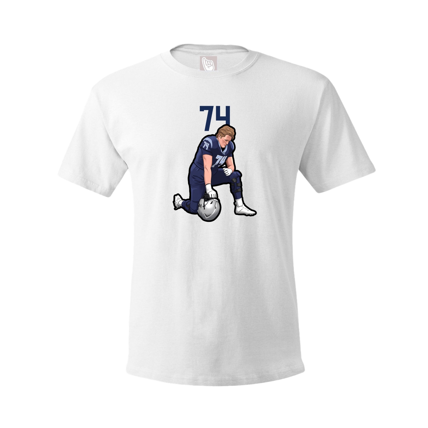 Tee — Number Top in White