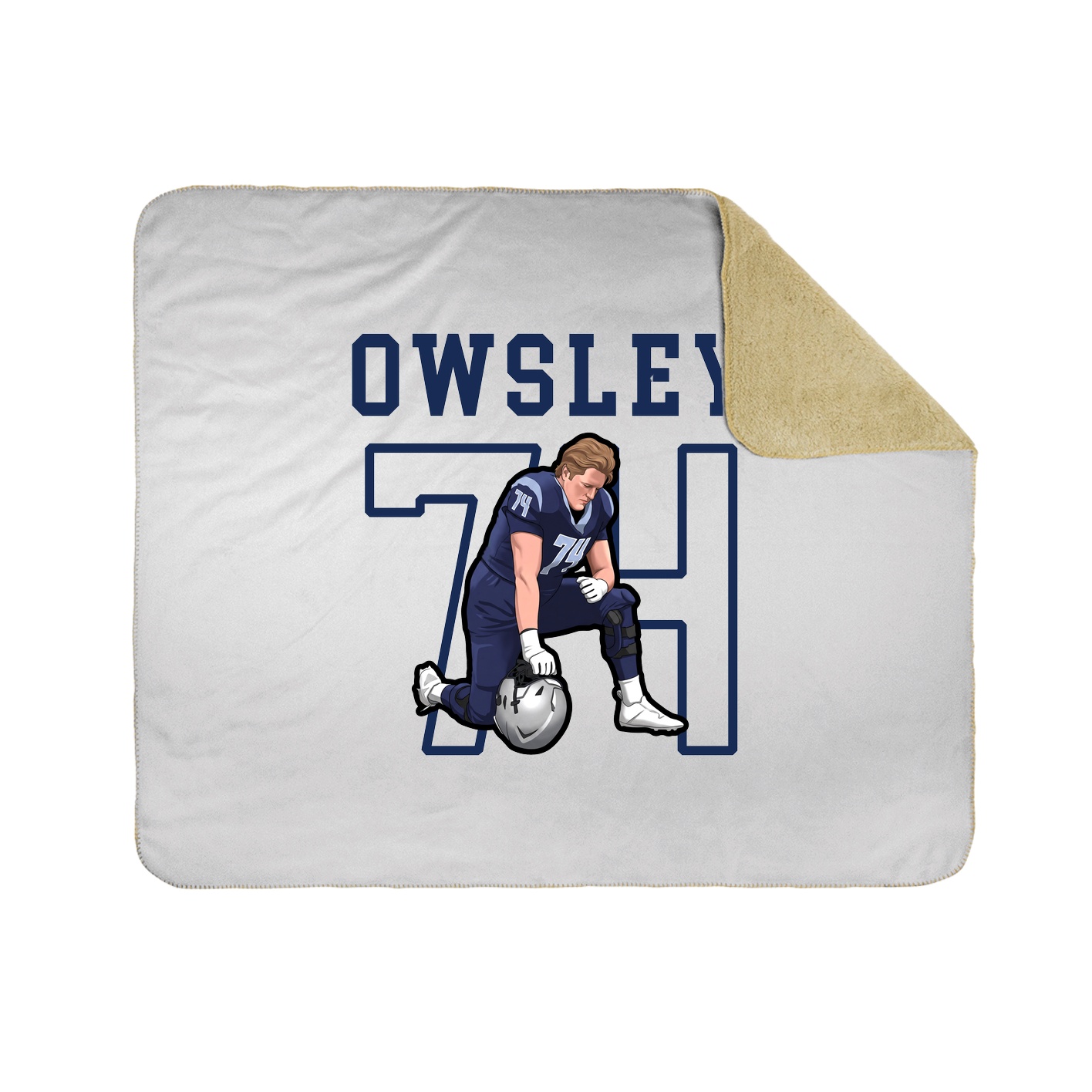 Throw Blanket — Shirsey in White