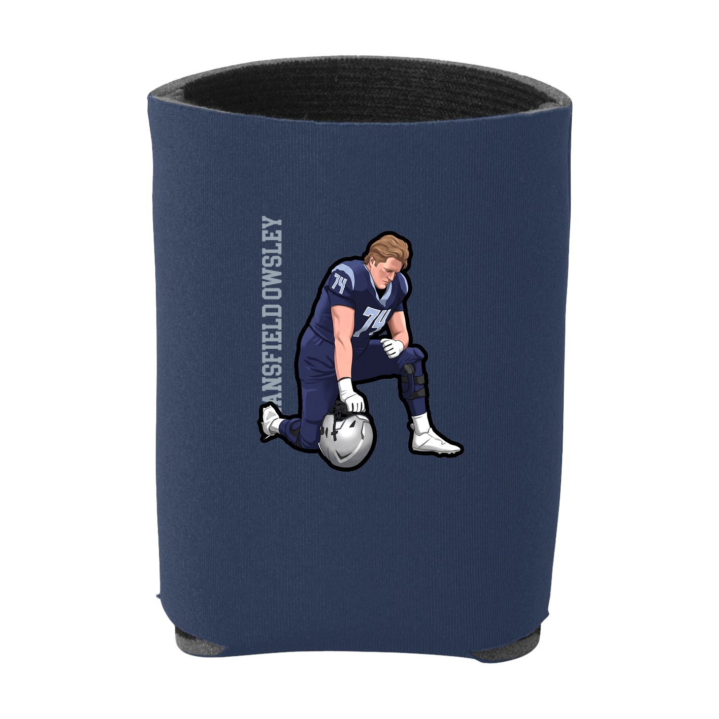 Can Holder — Name Vertical in Navy