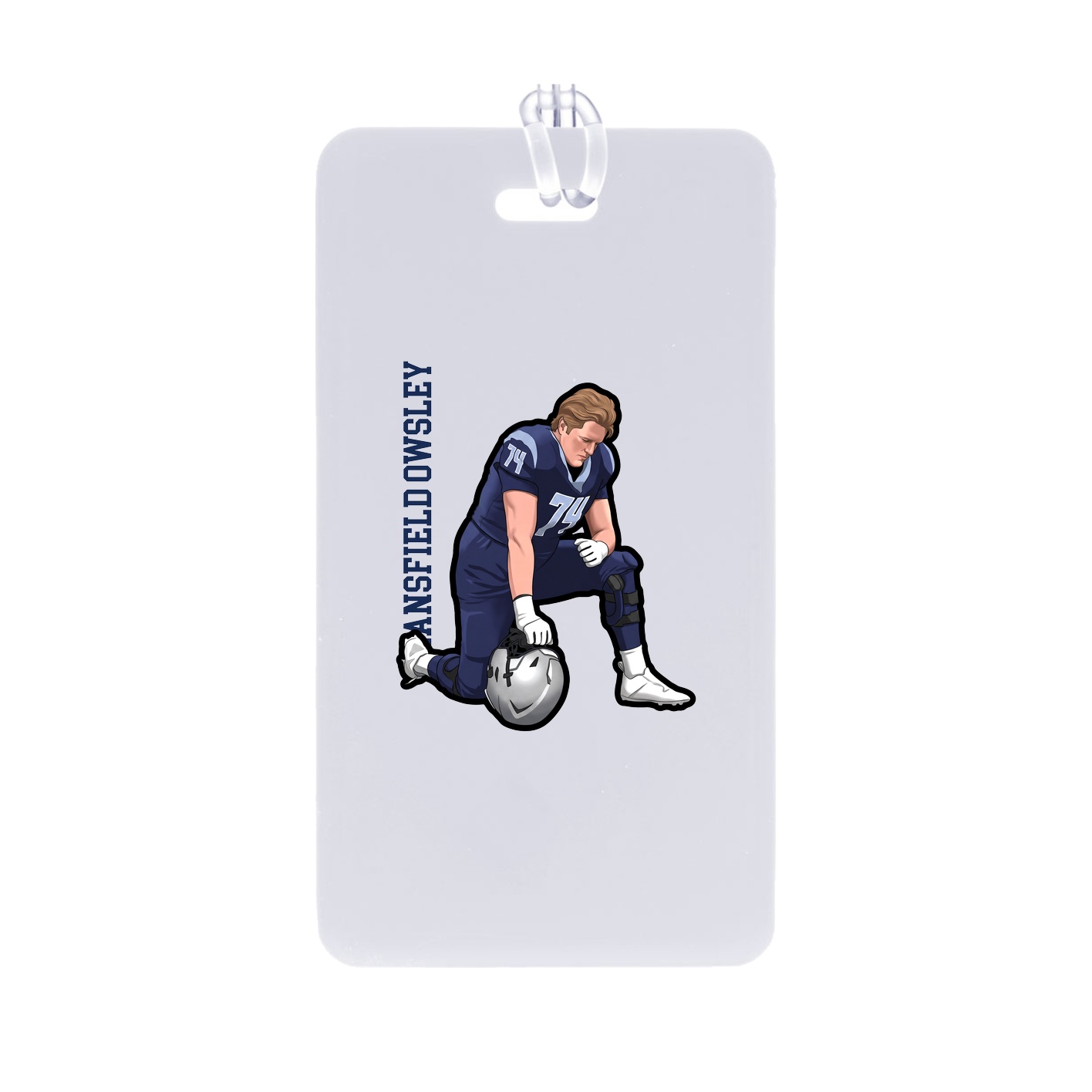 Bag Tag — Name Vertical in Classic