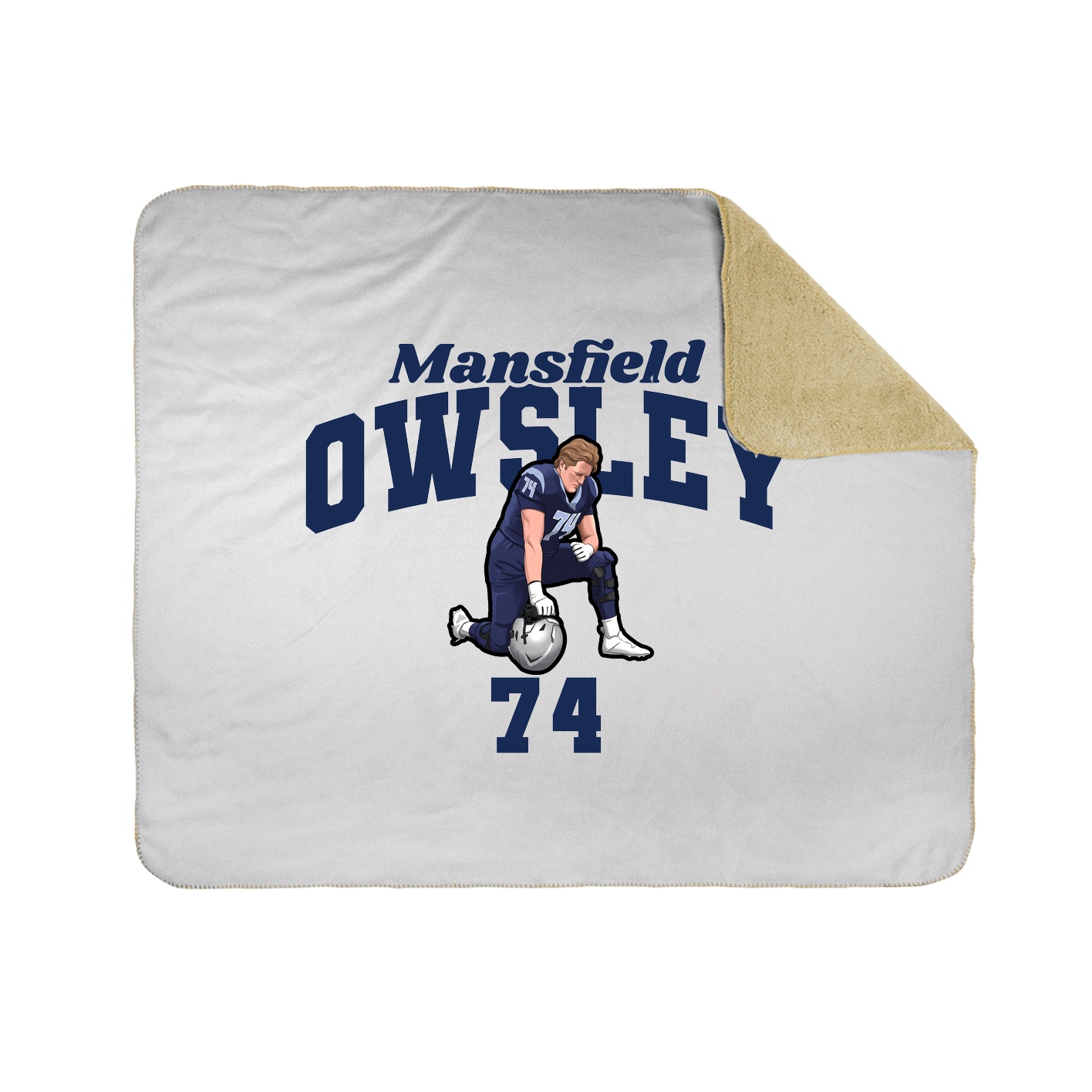 Throw Blanket — Signature Arch in White