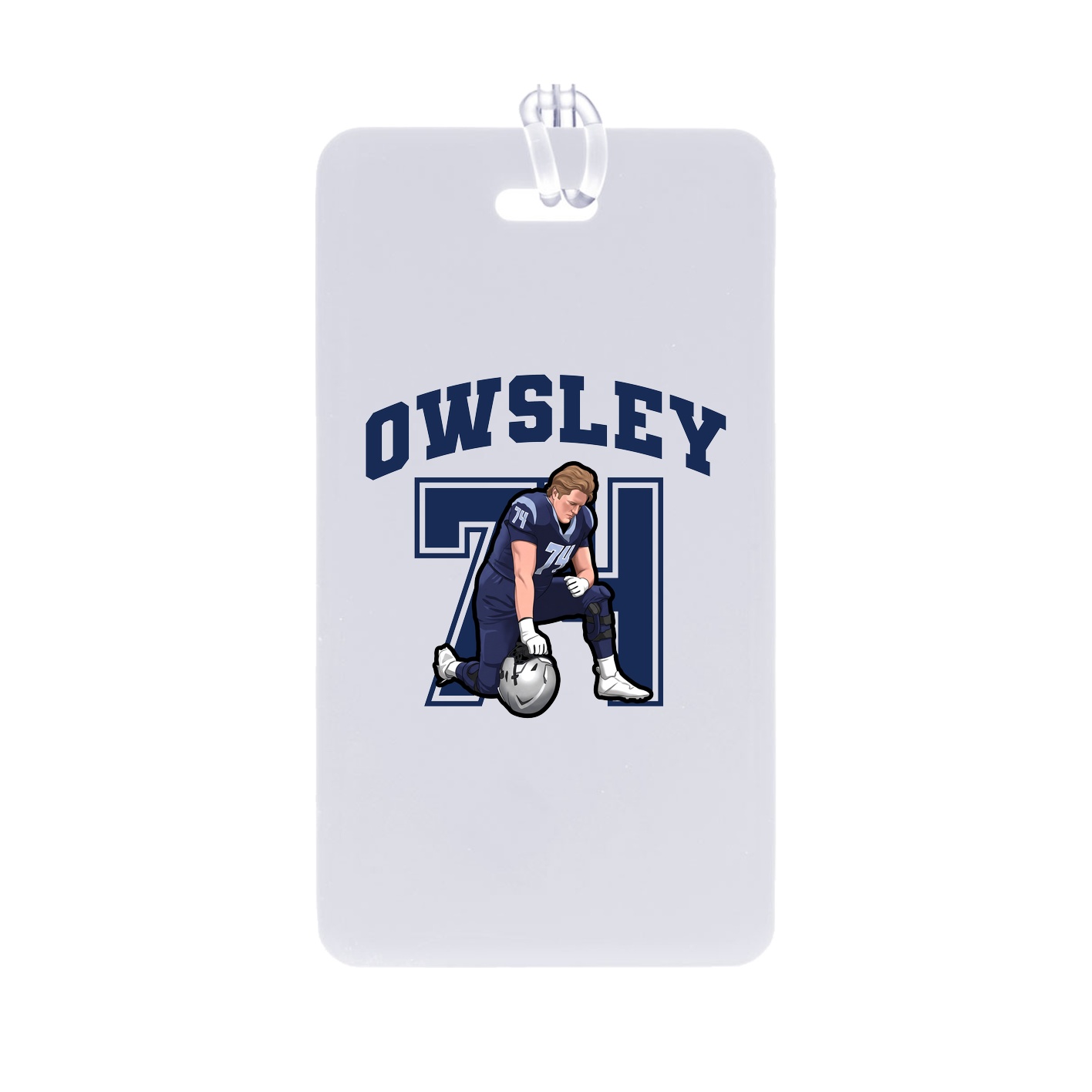 Bag Tag — Number in Classic
