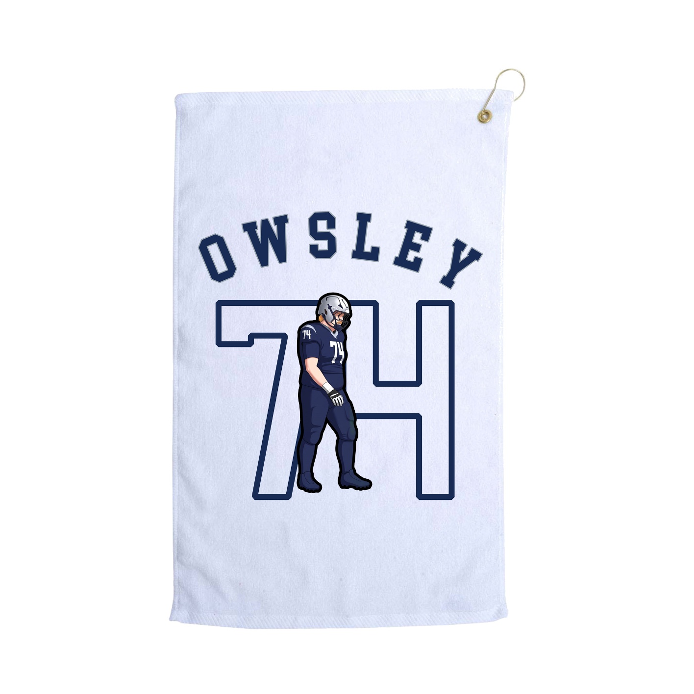 Golf Towel — Shirsey Arch in White