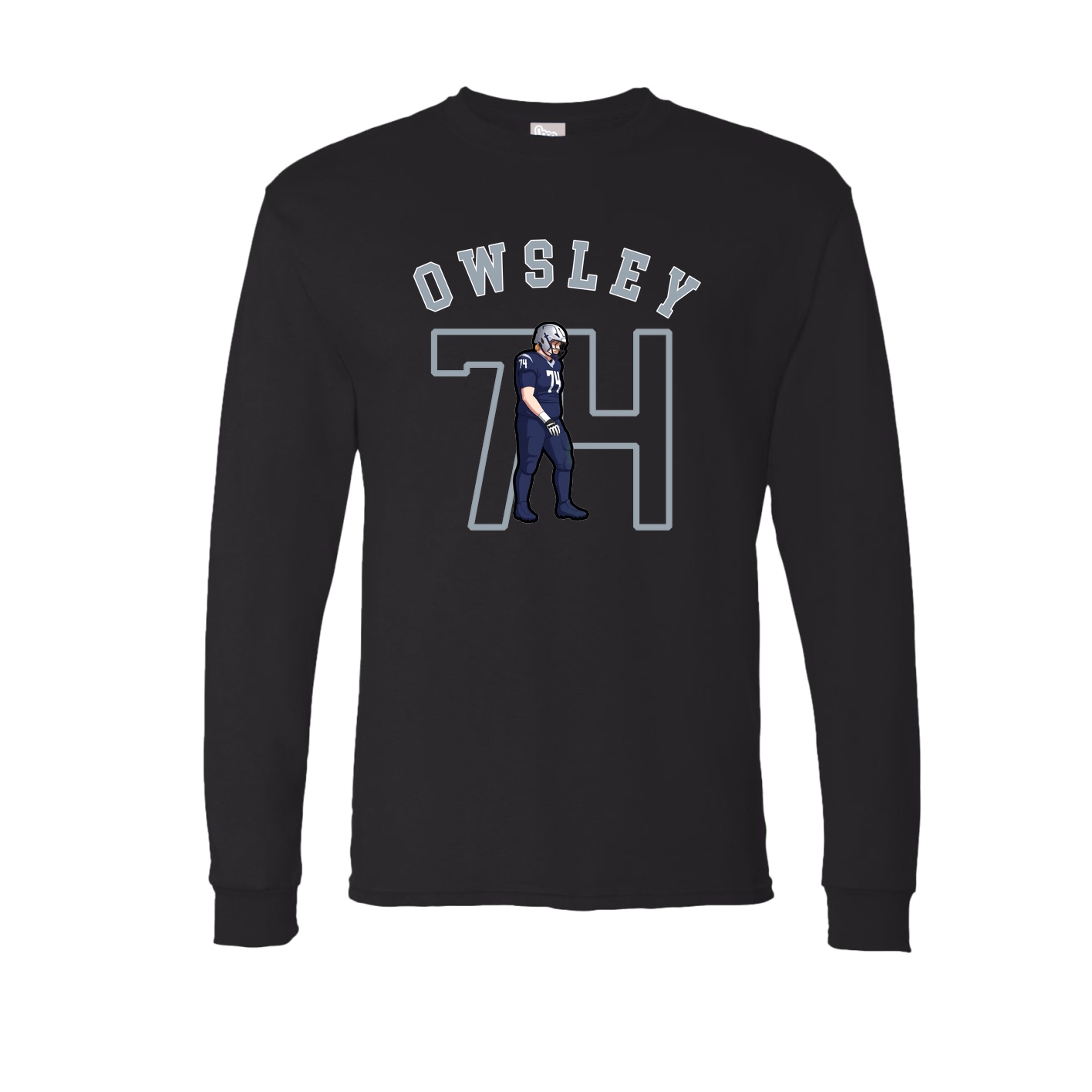 Long Sleeve Tee — Shirsey Arch in Black