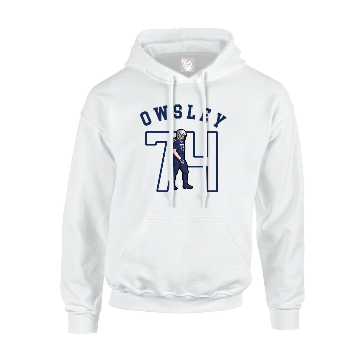 Hoodie — Shirsey Arch in White