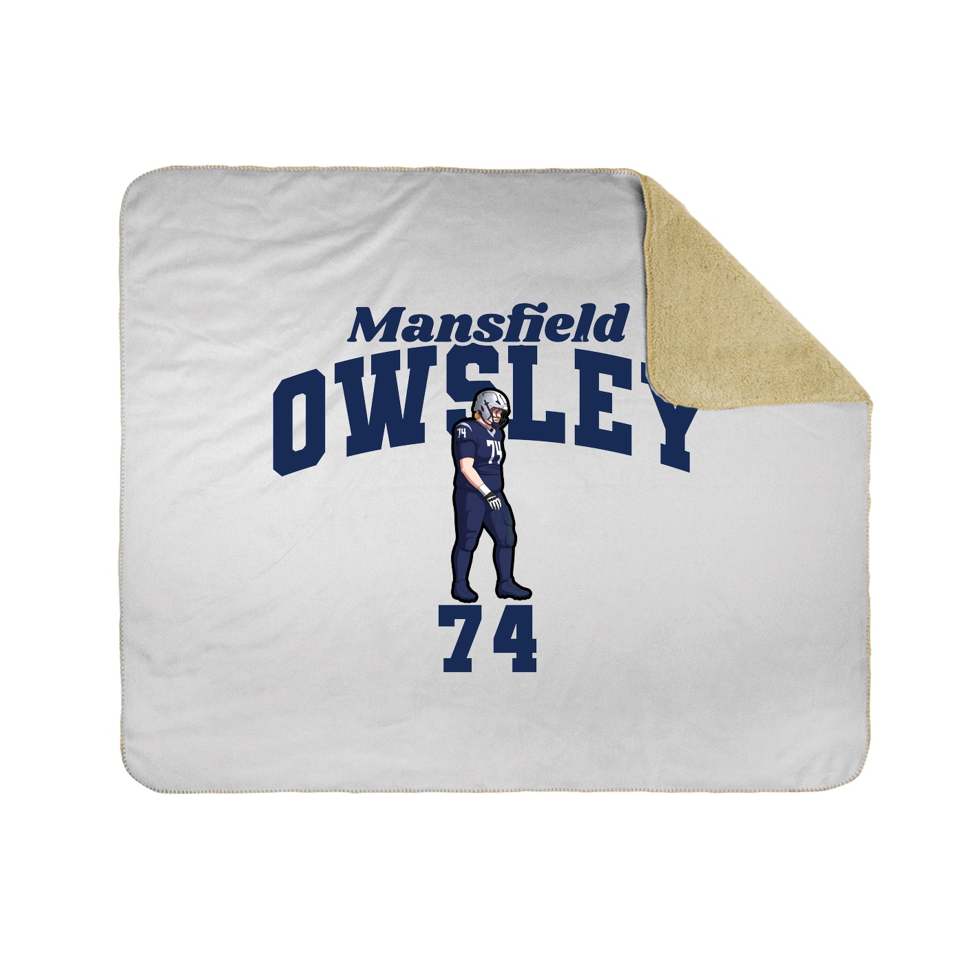 Throw Blanket — Signature Arch in White