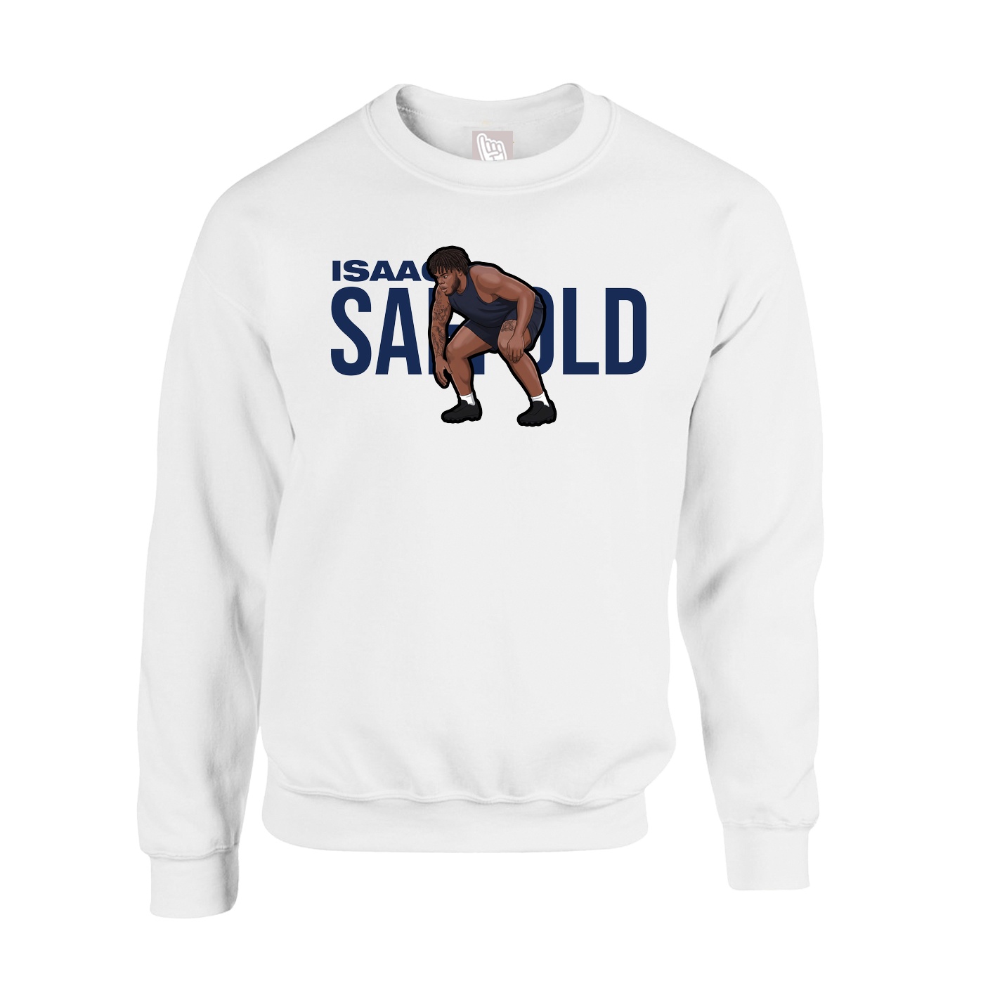 Fleece Crew — Player Name in White